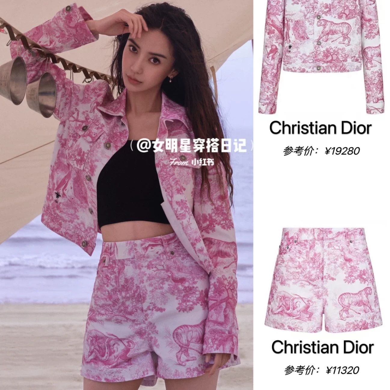 Dior Dior Silk Twill Animal Print Shorts Size 34" / US 12 / IT 48 - 7 Thumbnail