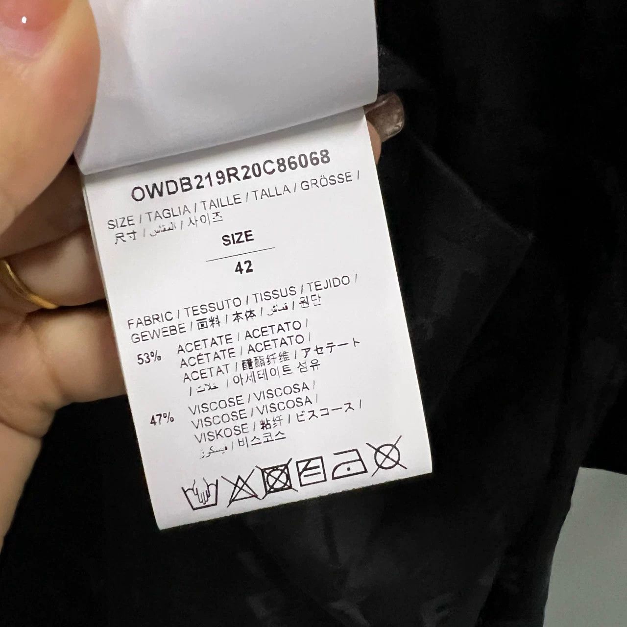 Off-White OFF-WHITE All-Over Letter Logo Silk Dress Size M / US 6-8 / IT 42-44 - 5 Thumbnail