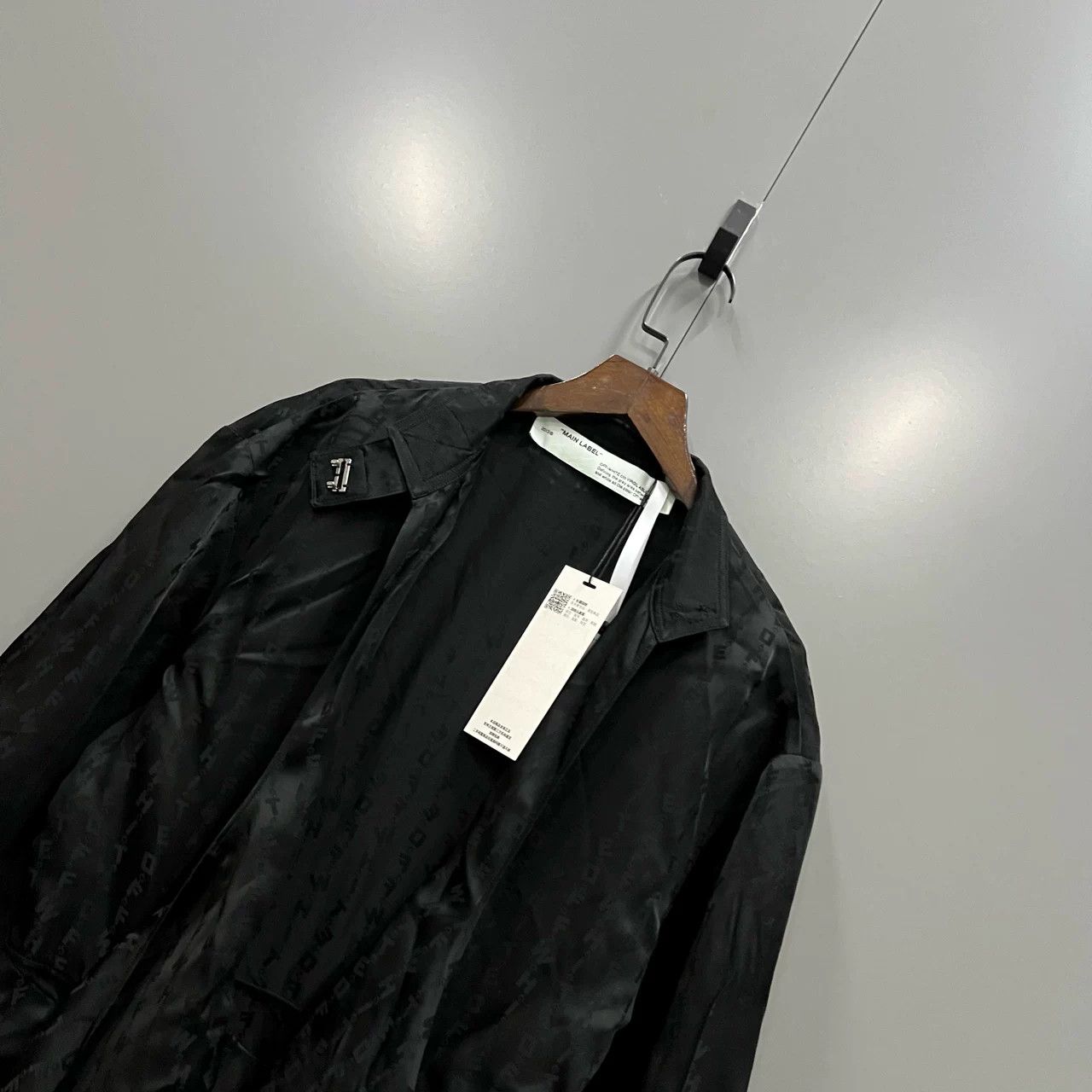 Off-White OFF-WHITE All-Over Letter Logo Silk Dress Size M / US 6-8 / IT 42-44 - 2 Thumbnail