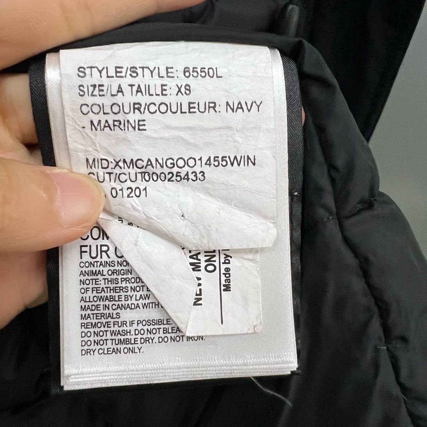 Canada Goose Canada Goose Solid Logo Embroidered Down Jacket XS Size XS / US 0-2 / IT 36-38 - 4 Thumbnail