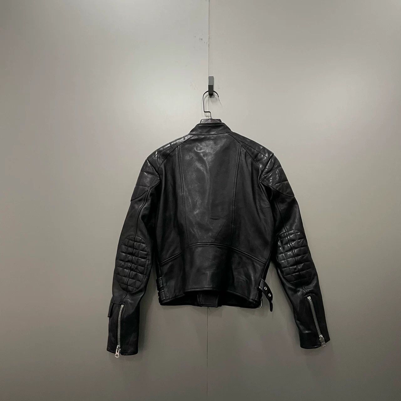 Acne Studios Acne Studios Black Zip Leather Jacket Size XXS / US 00 / IT 34 - 2 Thumbnail