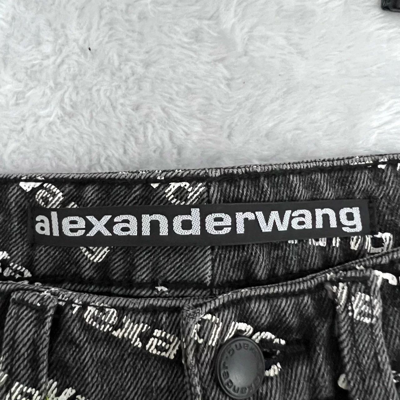 Alexander Wang Alexander Wang Logo Print Jeans Size 26" / US 2 / IT 38 - 3 Thumbnail