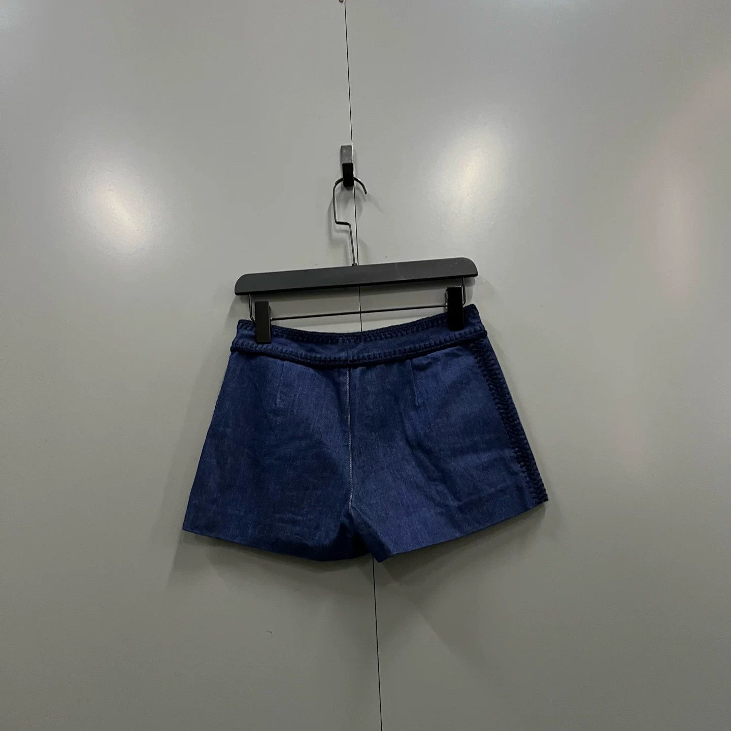 Miu Miu Miu Miu Blue Embroidered Denim Shorts Size 25" / US 0 / IT 36 - 2 Thumbnail
