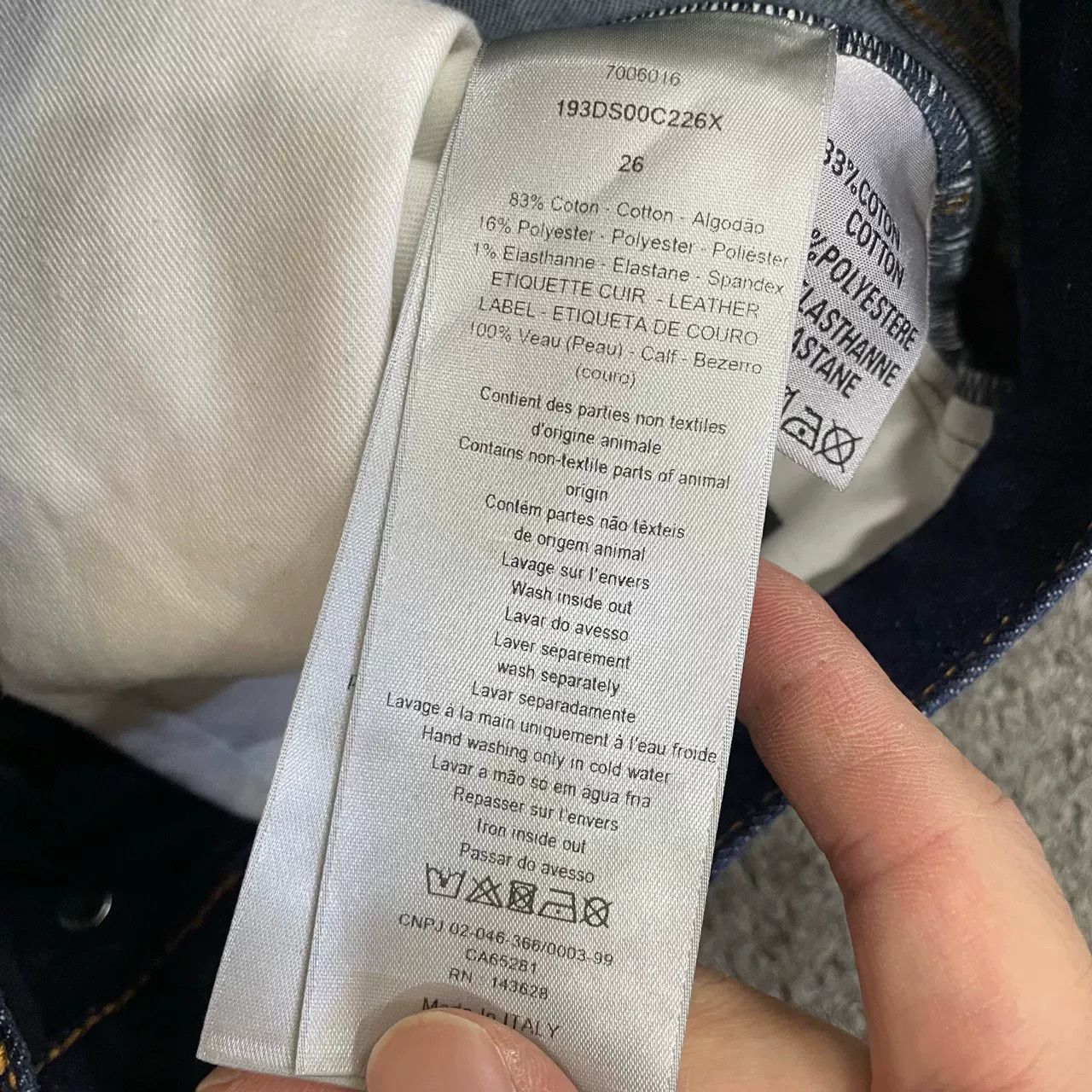Dior Dior Monogram Inside Hem Jeans Size 26" / US 2 / IT 38 - 5 Thumbnail