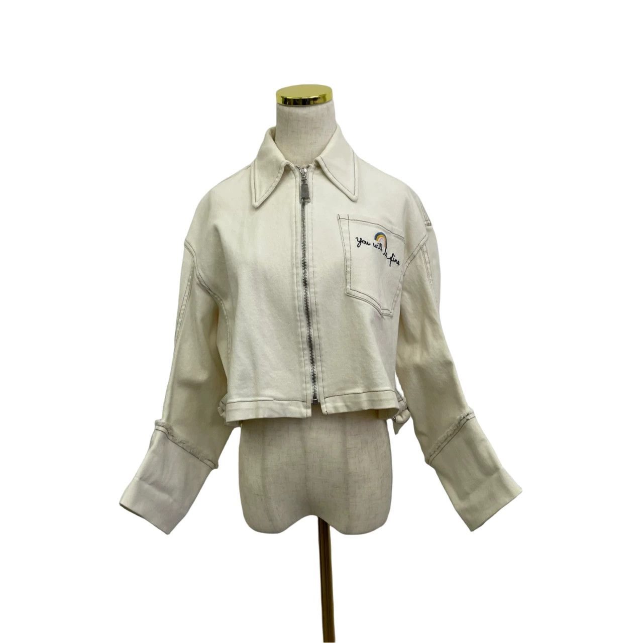 Miu Miu Miumiu Letter Logo Denim Jacket Size S / US 4 / IT 40 - 2 Thumbnail