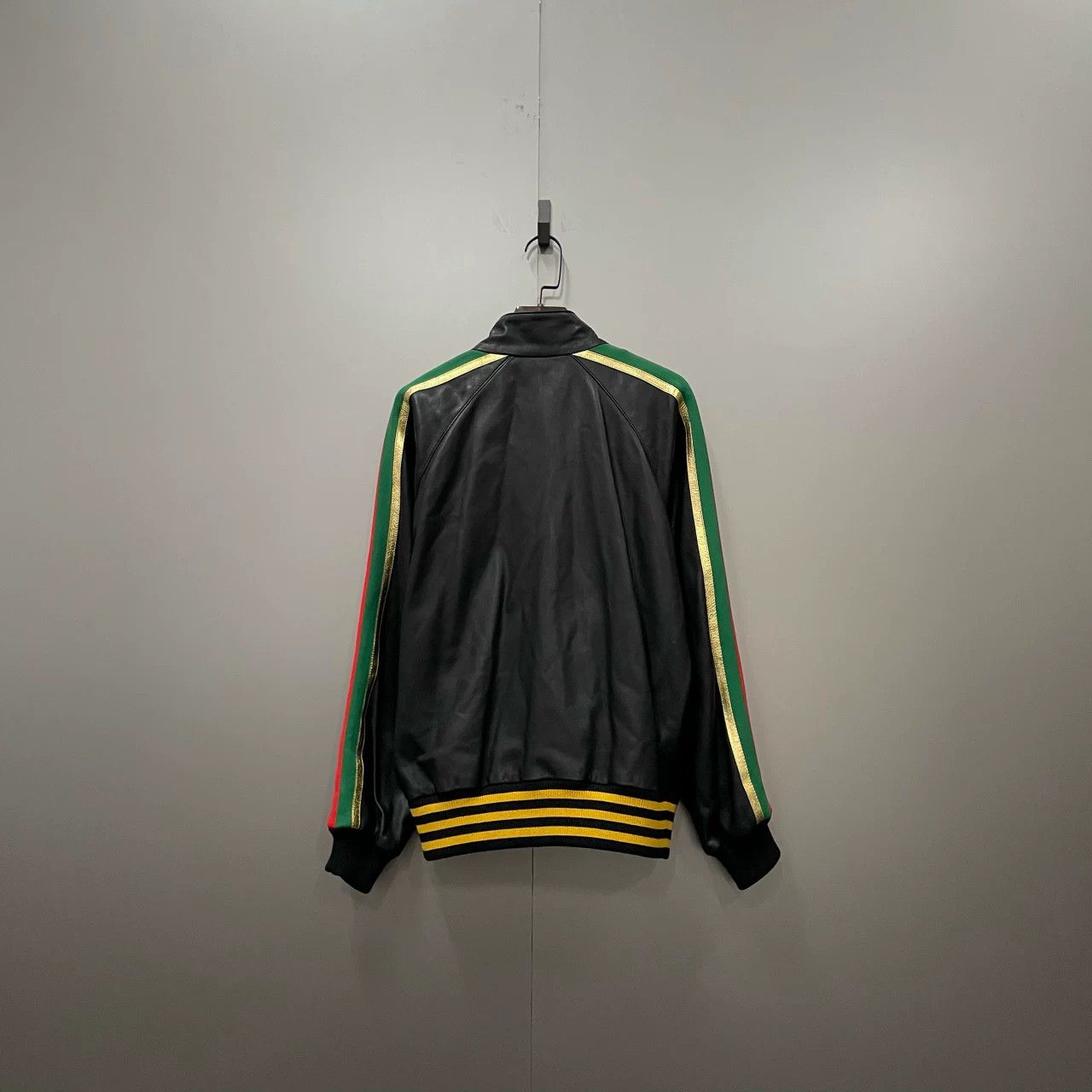 Gucci Gucci Strawberry Patch Leather Jacket Size S / US 4 / IT 40 - 6 Thumbnail