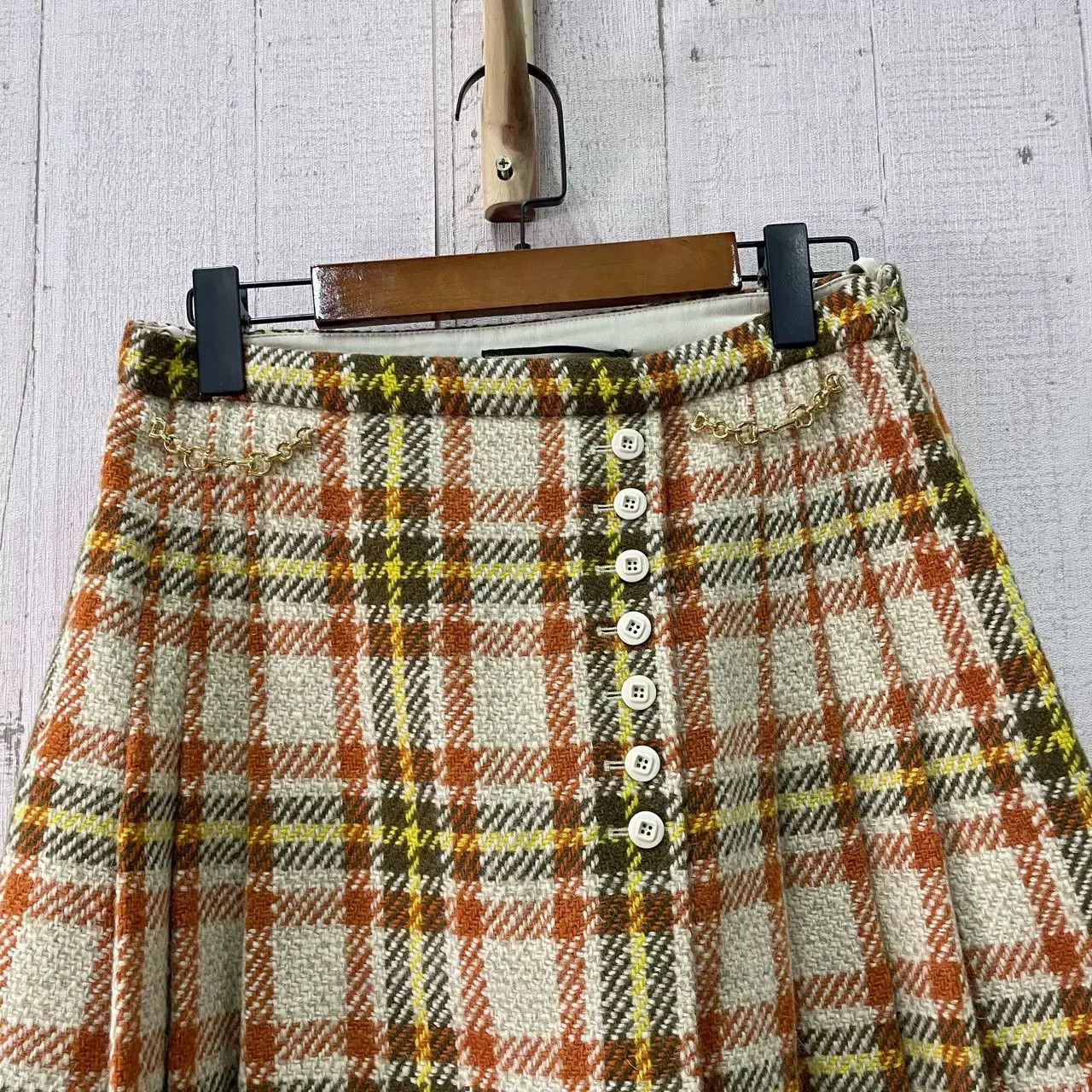 Gucci GUCCI Plaid Mini Skirt Size 42" / US 20 - 2 Thumbnail