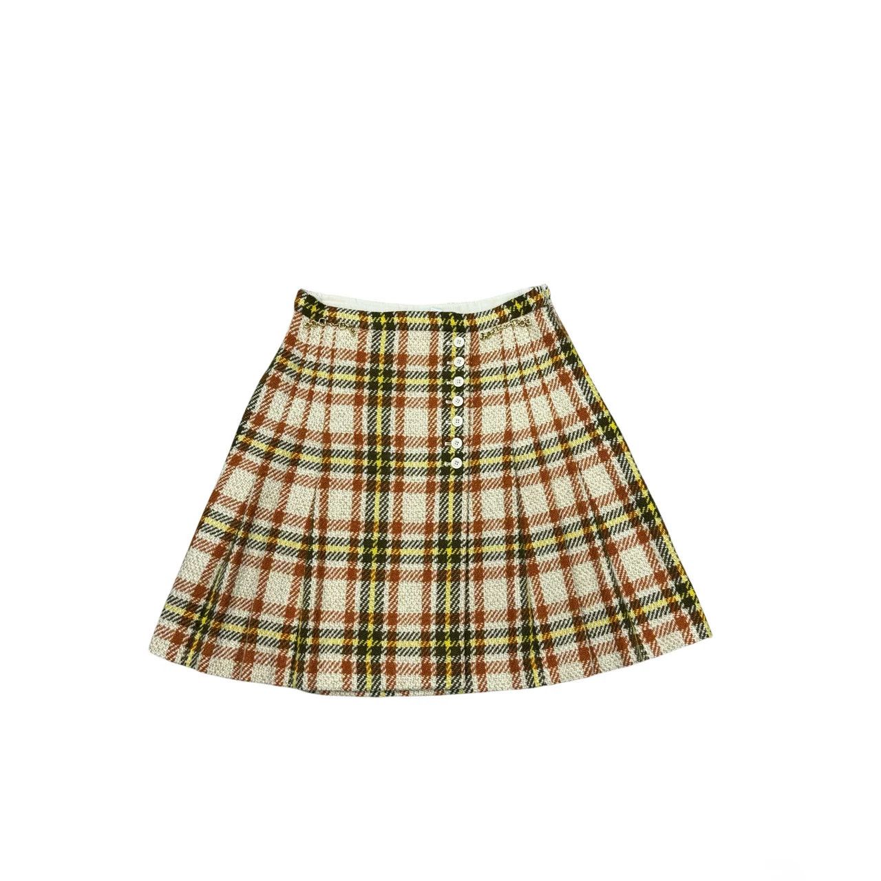 Gucci GUCCI Plaid Mini Skirt Size 42" / US 20 - 8 Thumbnail