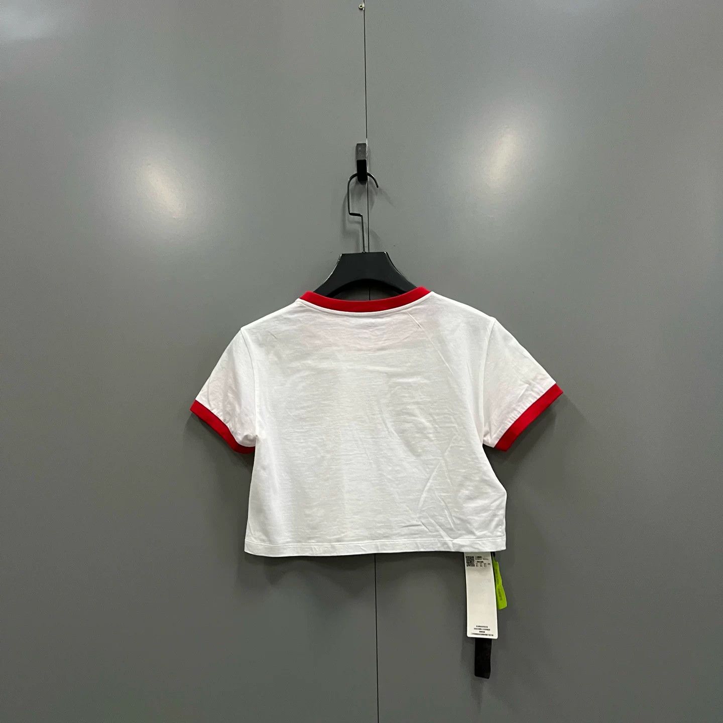 Miu Miu Miu Miu White Red Logo Short Sleeve Size M / US 6-8 / IT 42-44 - 3 Thumbnail