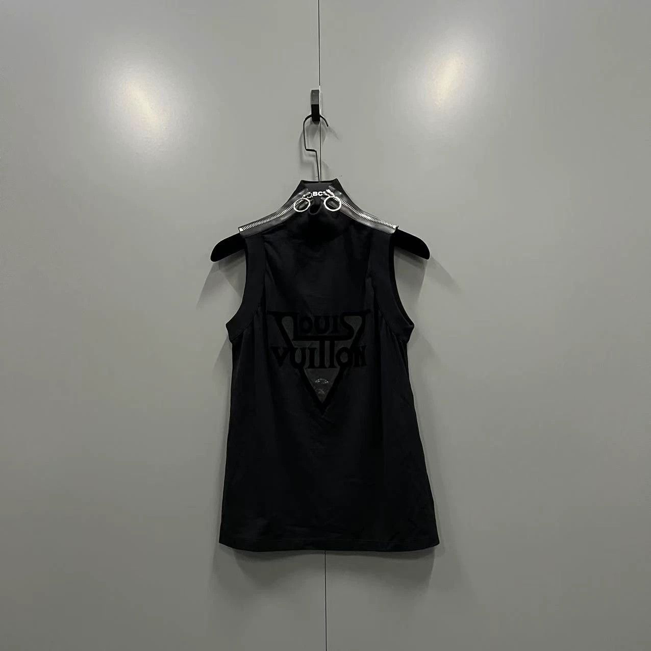 Louis Vuitton Louis Vuitton Black Flocked Logo Vest Size S / US 4 / IT 40 - 5 Thumbnail