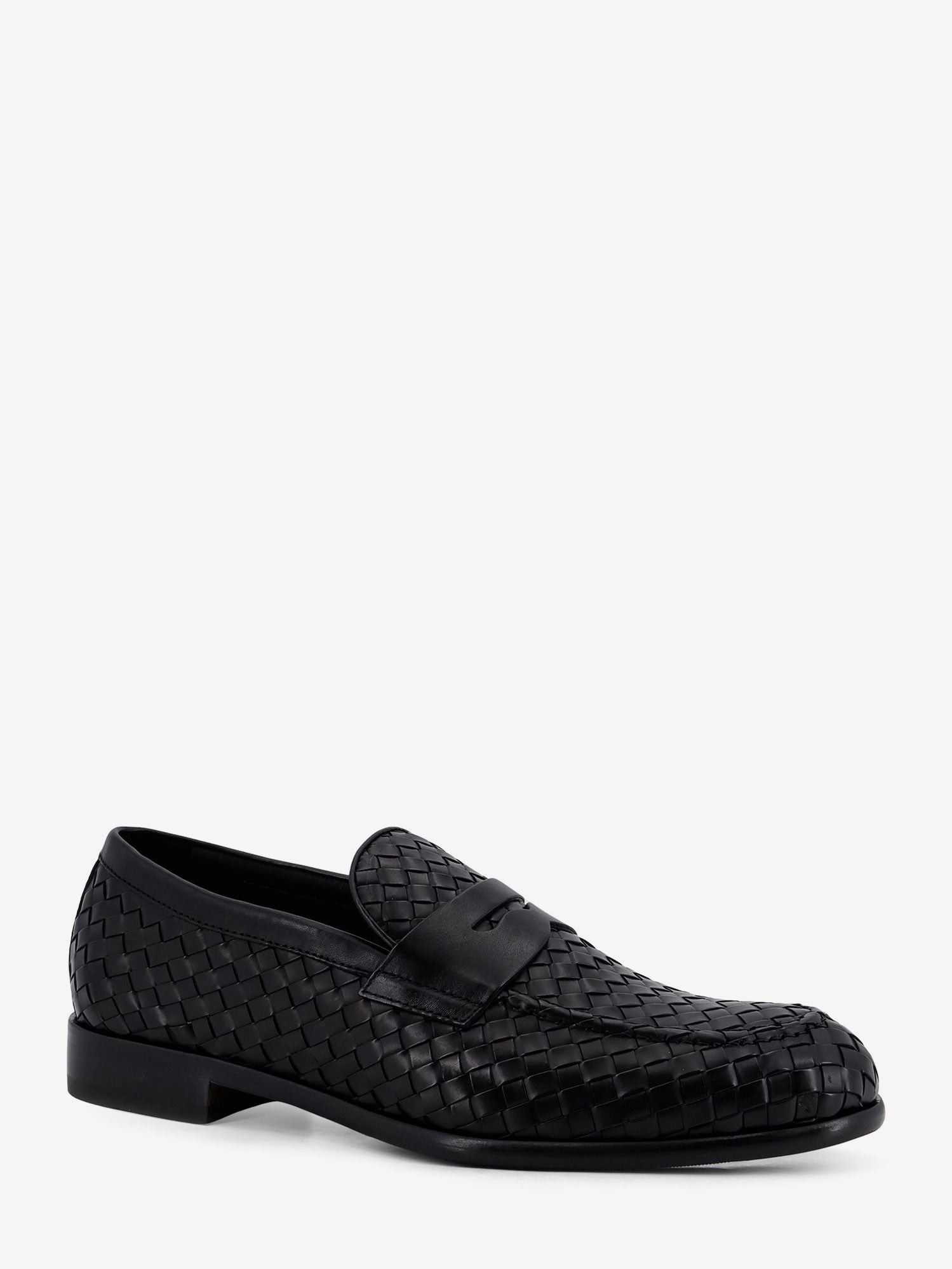 Doucal's Adler Leather Loafers With Woven Pattern Size US 11 / EU 44 - 2 Thumbnail