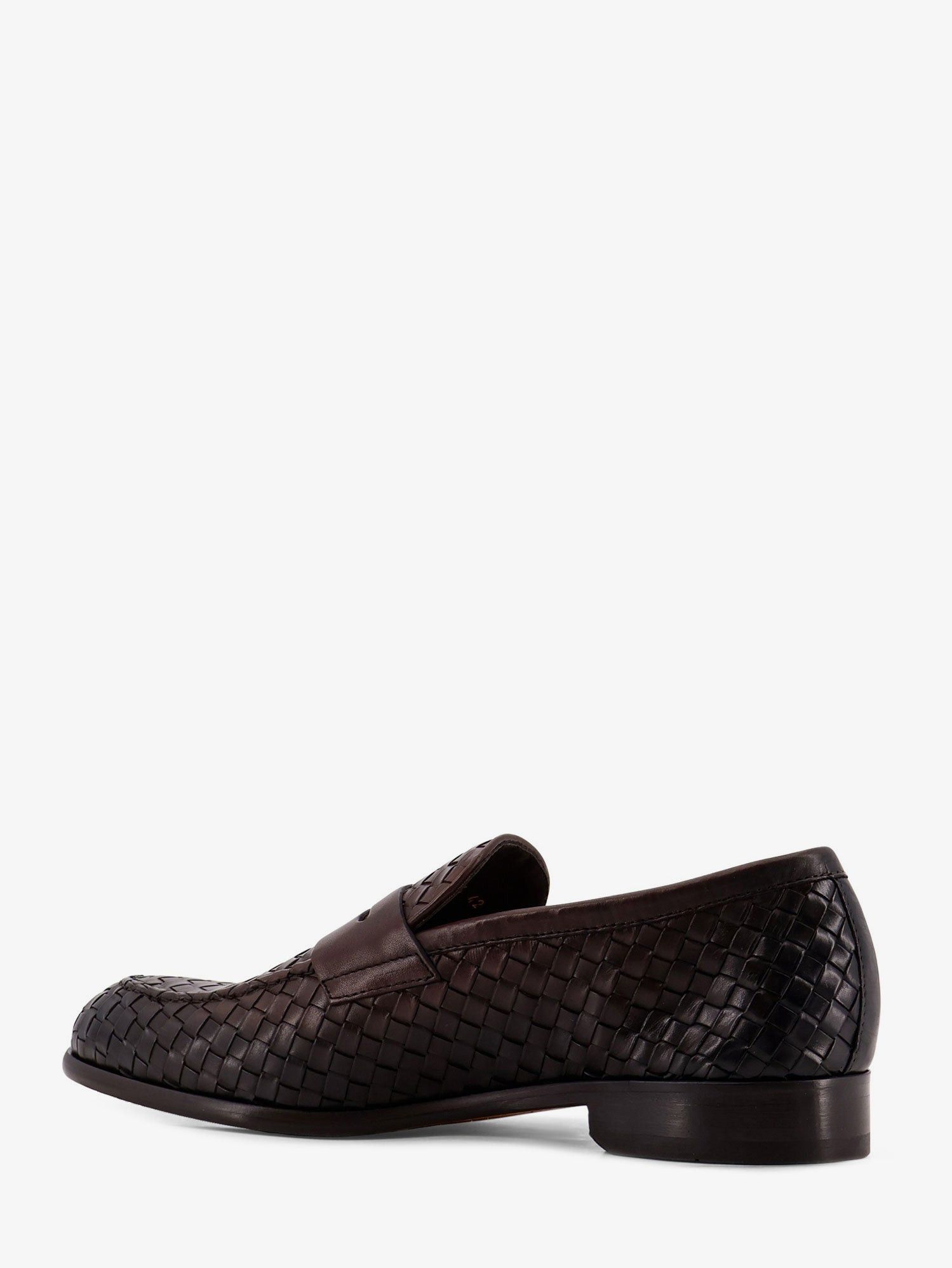 Doucal's Adler Leather Loafers With Woven Pattern Size US 6 / EU 39 - 3 Thumbnail