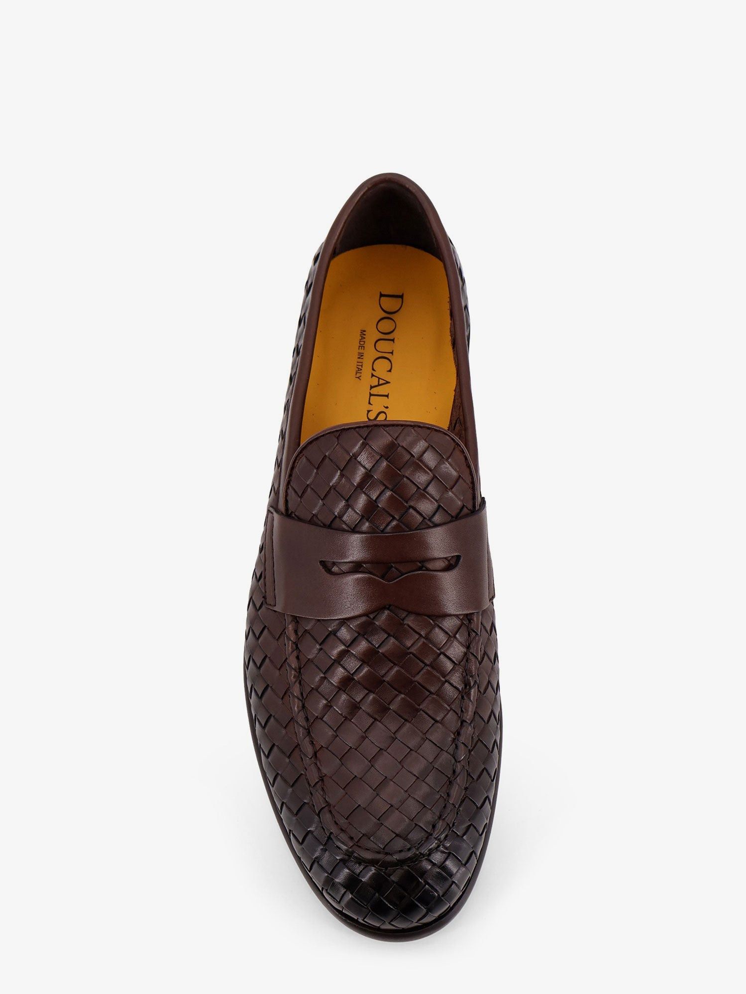 Doucal's Adler Leather Loafers With Woven Pattern Size US 8 / EU 41 - 5 Thumbnail