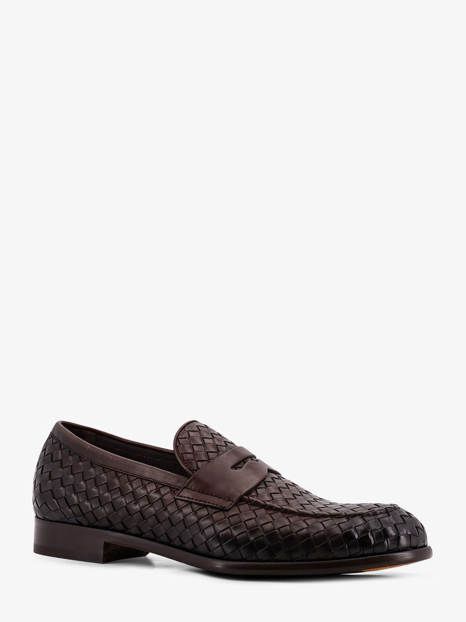 Doucal's Adler Leather Loafers With Woven Pattern Size US 8 / EU 41 - 2 Thumbnail