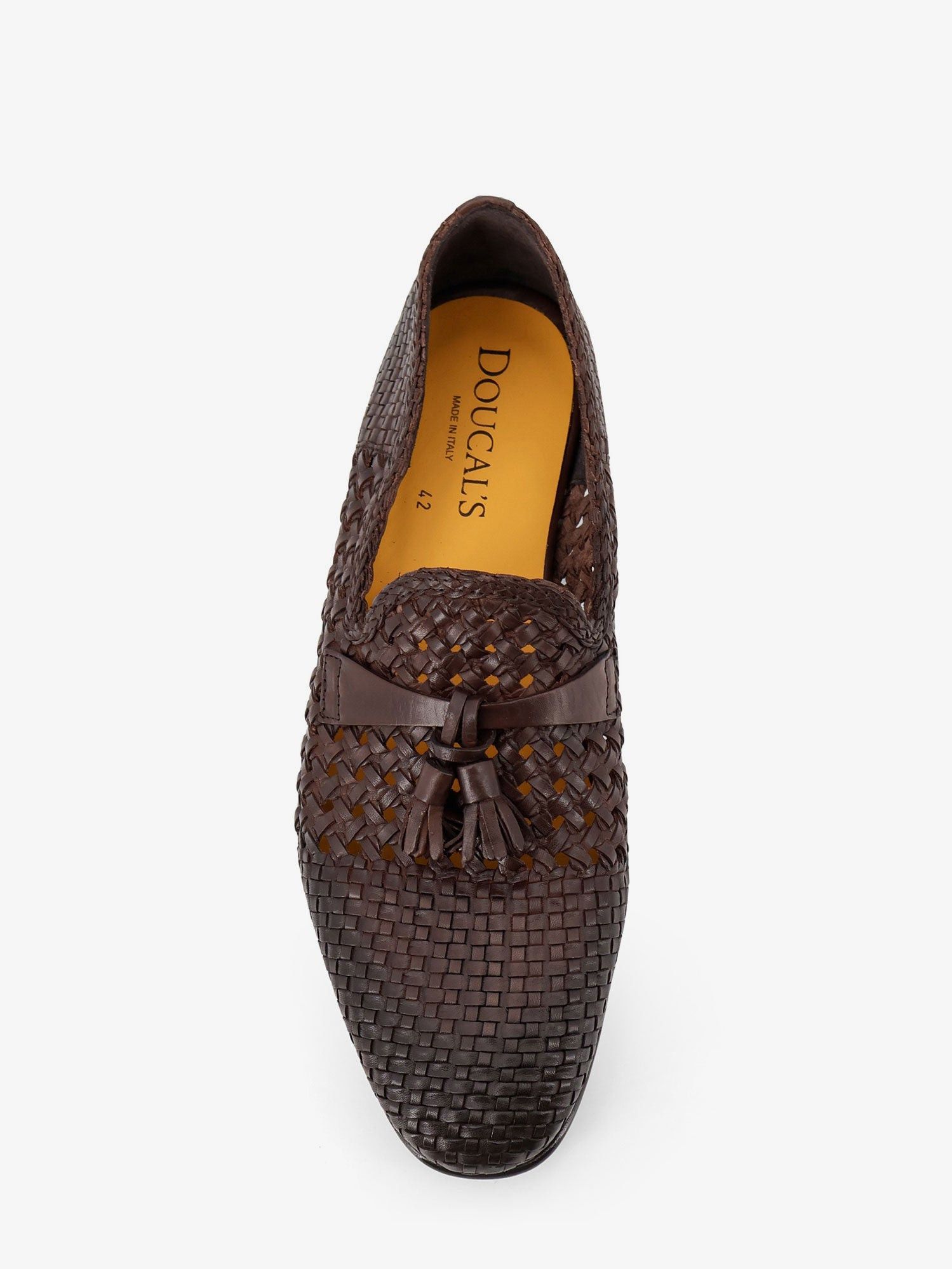 Doucal's Unique Leather Loafers With Woven Detail Size US 7 / EU 40 - 5 Thumbnail