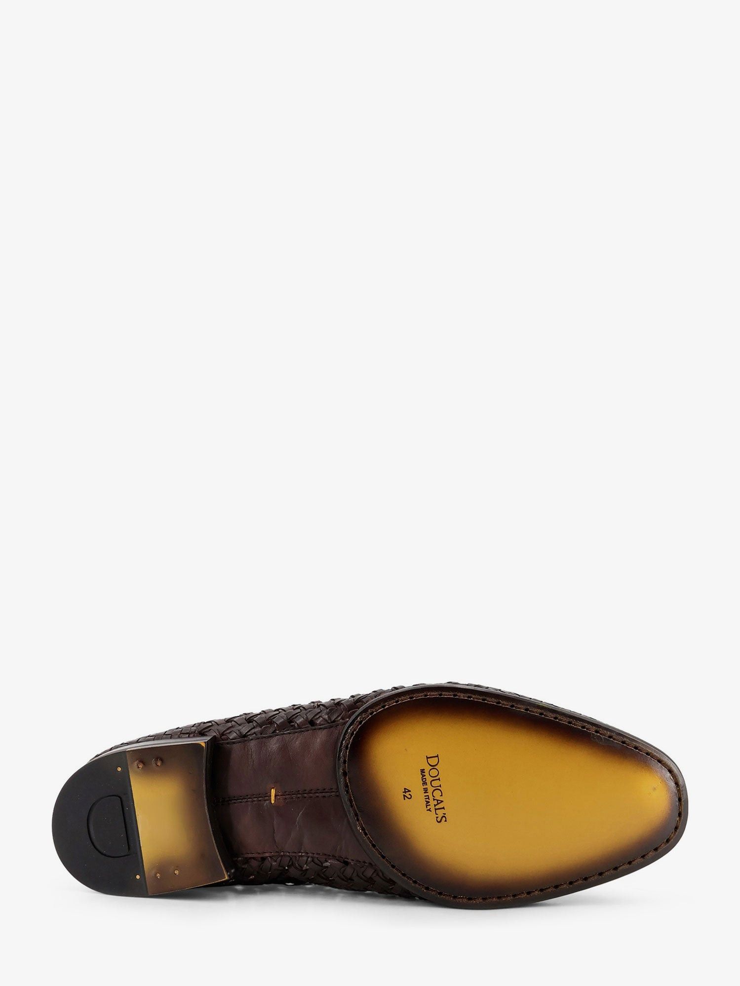 Doucal's Unique Leather Loafers With Woven Detail Size US 9 / EU 42 - 4 Thumbnail