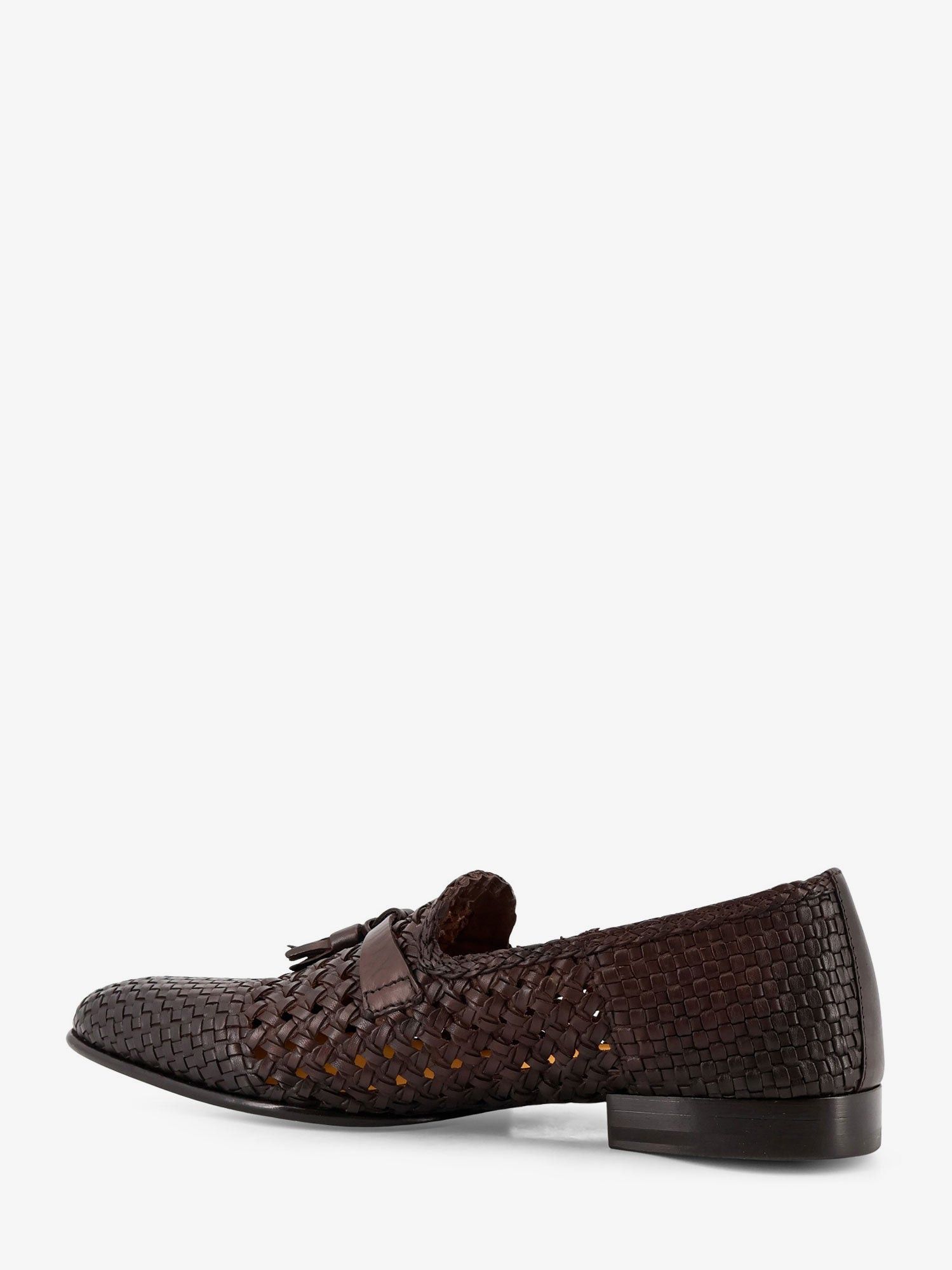 Doucal's Unique Leather Loafers With Woven Detail Size US 9 / EU 42 - 3 Thumbnail