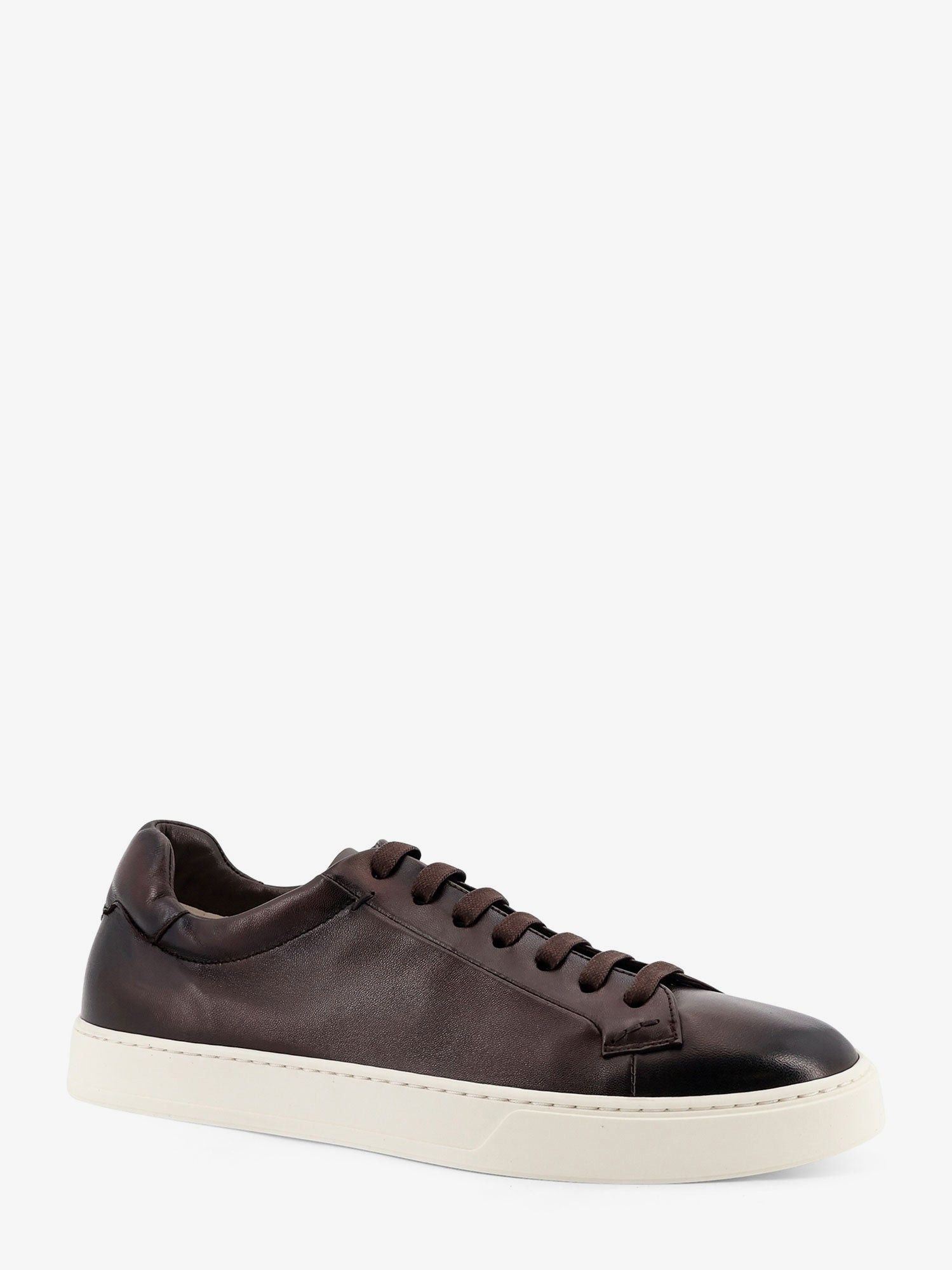 Doucal's Morgan Leather Sneakers Size US 11 / EU 44 - 2 Thumbnail