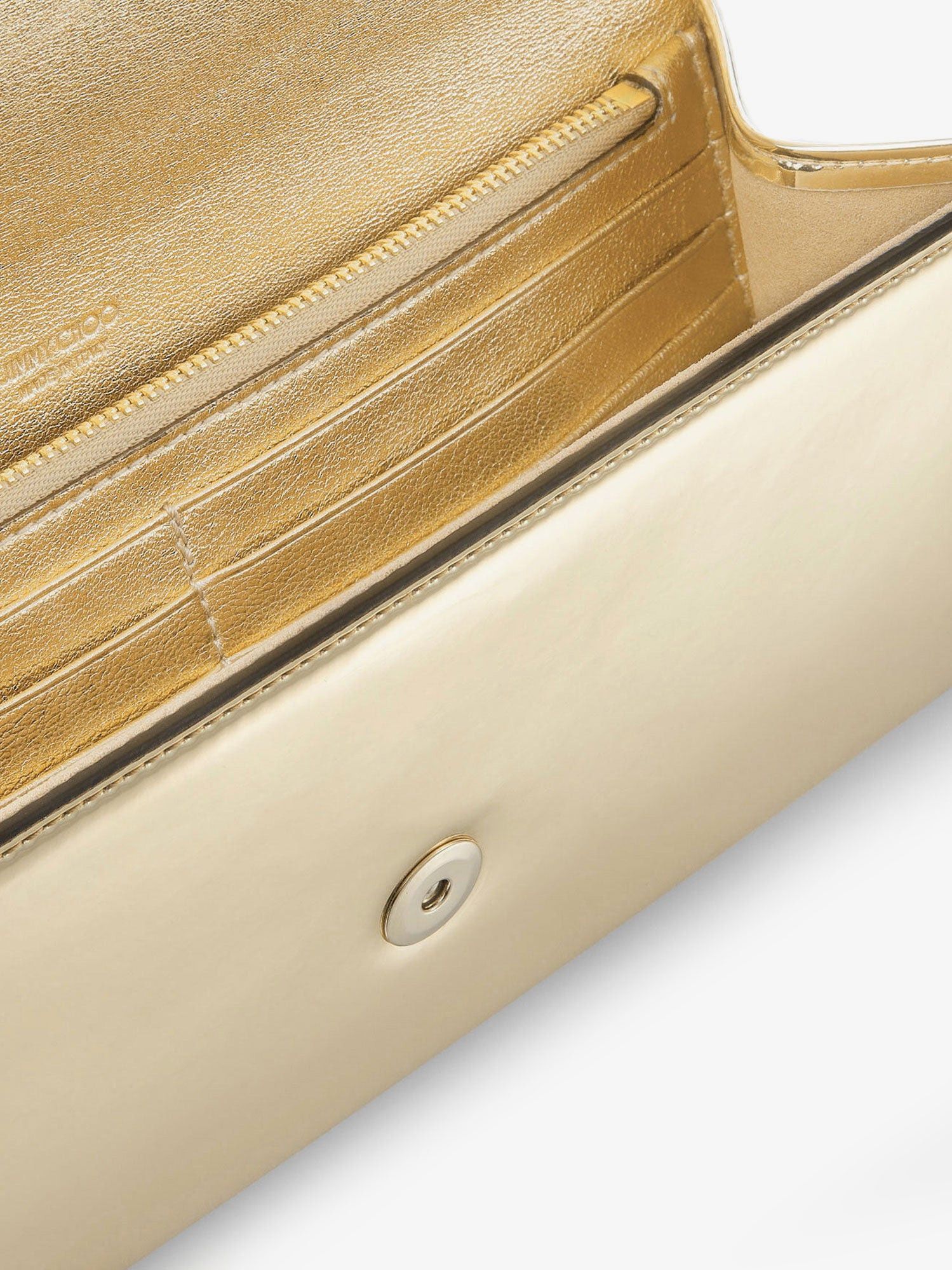 Jimmy Choo Emmie Metallic Leather Clutch Size ONE SIZE - 4 Thumbnail