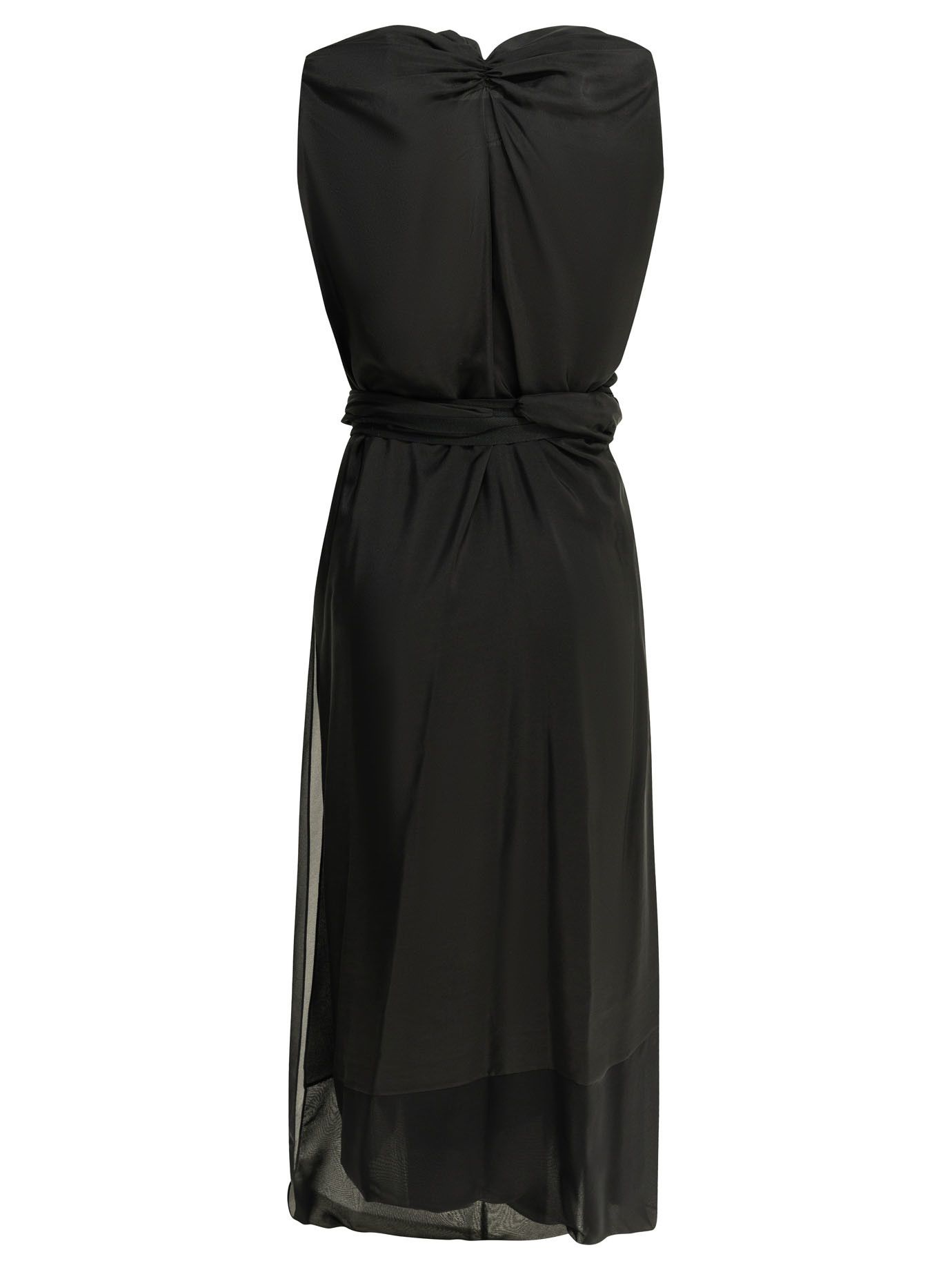 Maison Margiela Maison Margiela Draped Silk Midi Dress tag size 40 Women - USA Duties Paid Size S / US 4 / IT 40 - 2 Thumbnail
