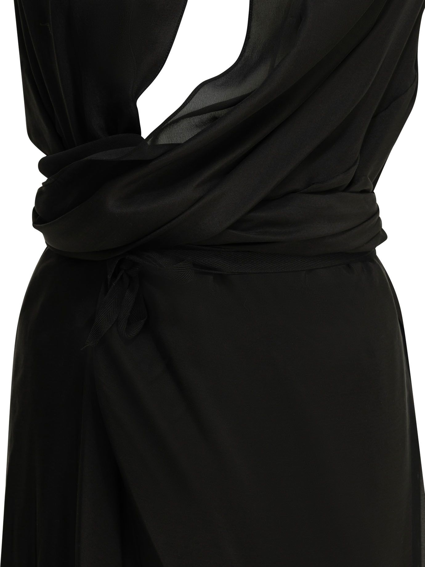 Maison Margiela Maison Margiela Draped Silk Midi Dress tag size 40 Women - USA Duties Paid Size S / US 4 / IT 40 - 3 Thumbnail