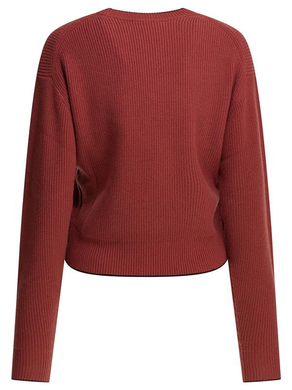 Chloe Chloé Wool And Cashmere Crewneck Knitwear With Logo tag size S Women - USA Duties Paid Size S / US 4 / IT 40 - 2 Thumbnail