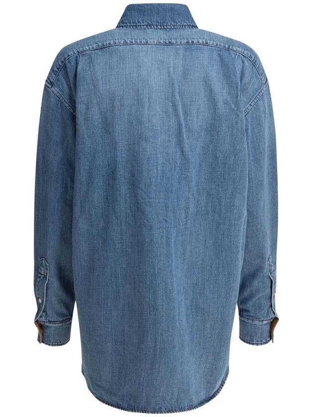 Miu Miu Miu Miu Cotton Shirt With Logo tag size 44 Women - USA Duties Paid Size M / US 6-8 / IT 42-44 - 2 Thumbnail