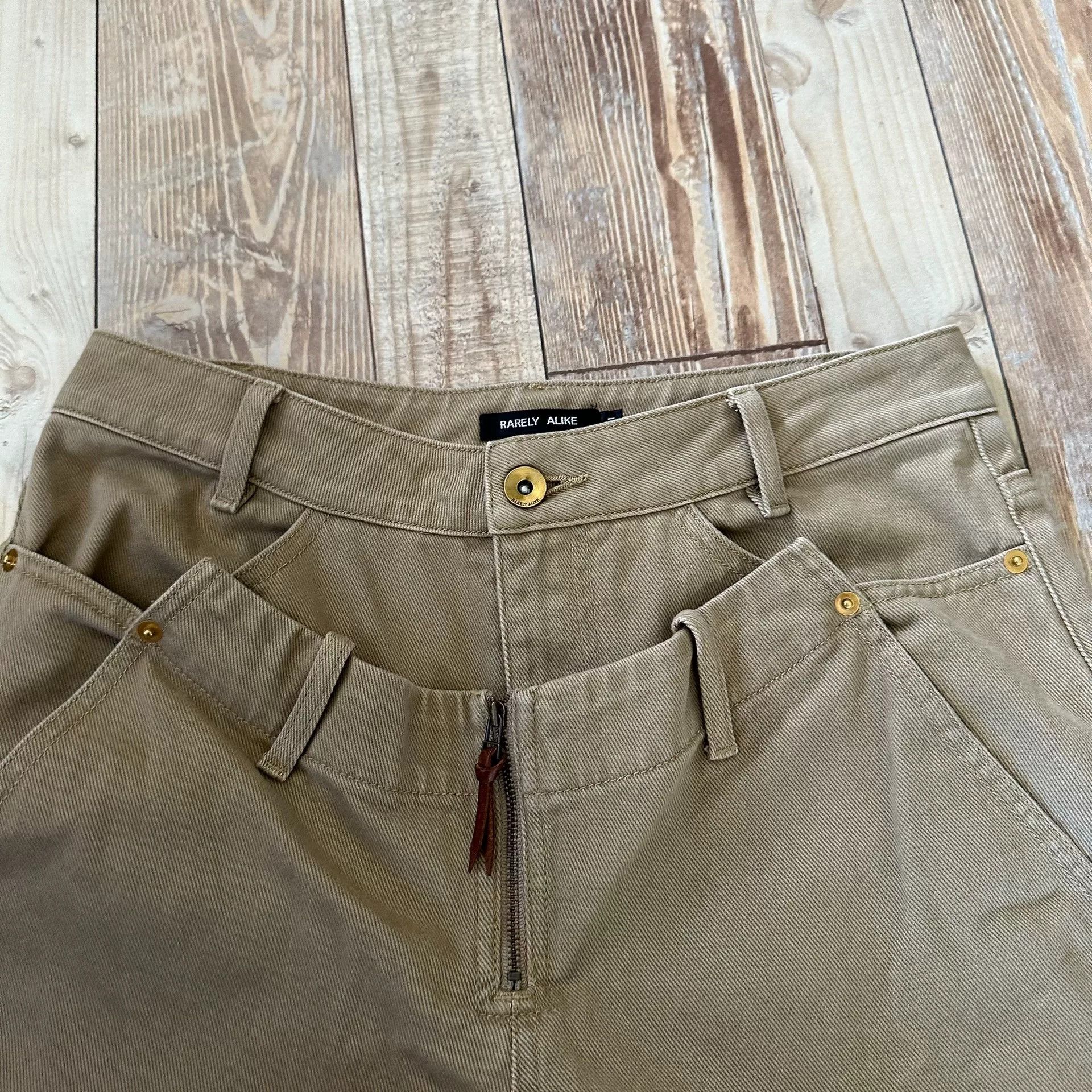 Other RARELY ALIKE Paneled Cut Zipper Pants Size US 30 / EU 46 - 4 Thumbnail