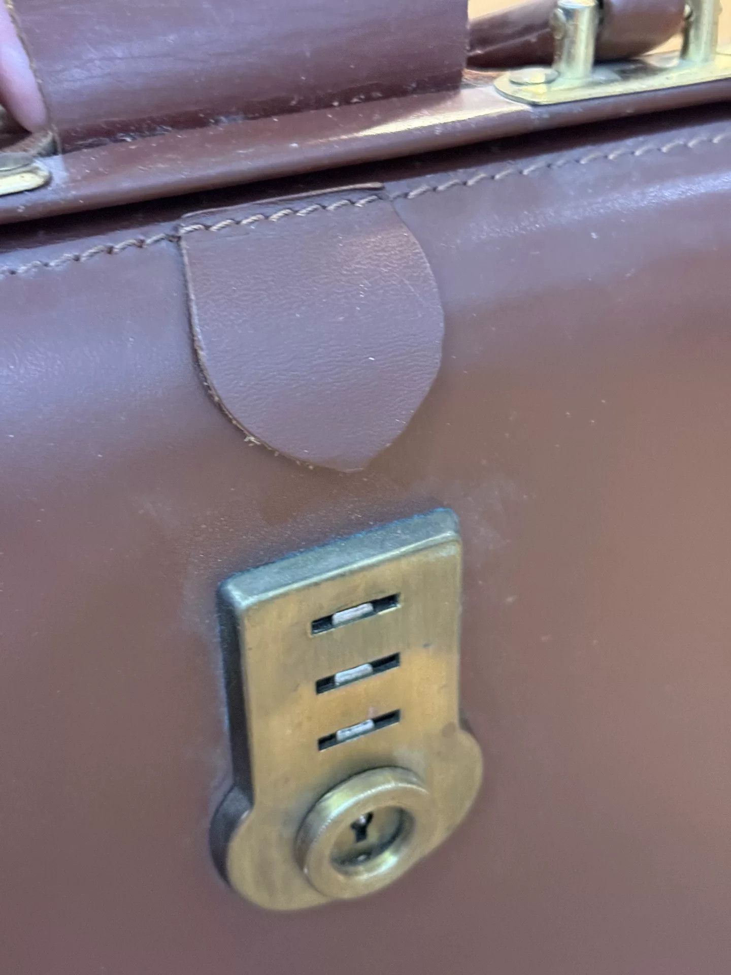 Other London Vintage British Leather Briefcase Size ONE SIZE - 9 Thumbnail