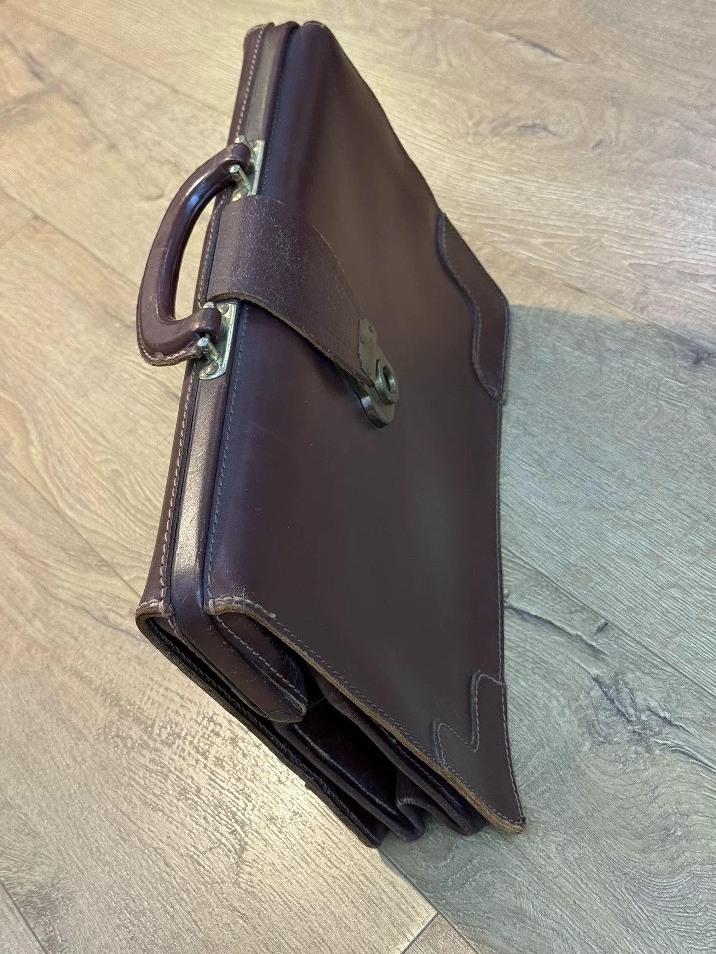 Other London Vintage British Leather Briefcase Size ONE SIZE - 5 Thumbnail
