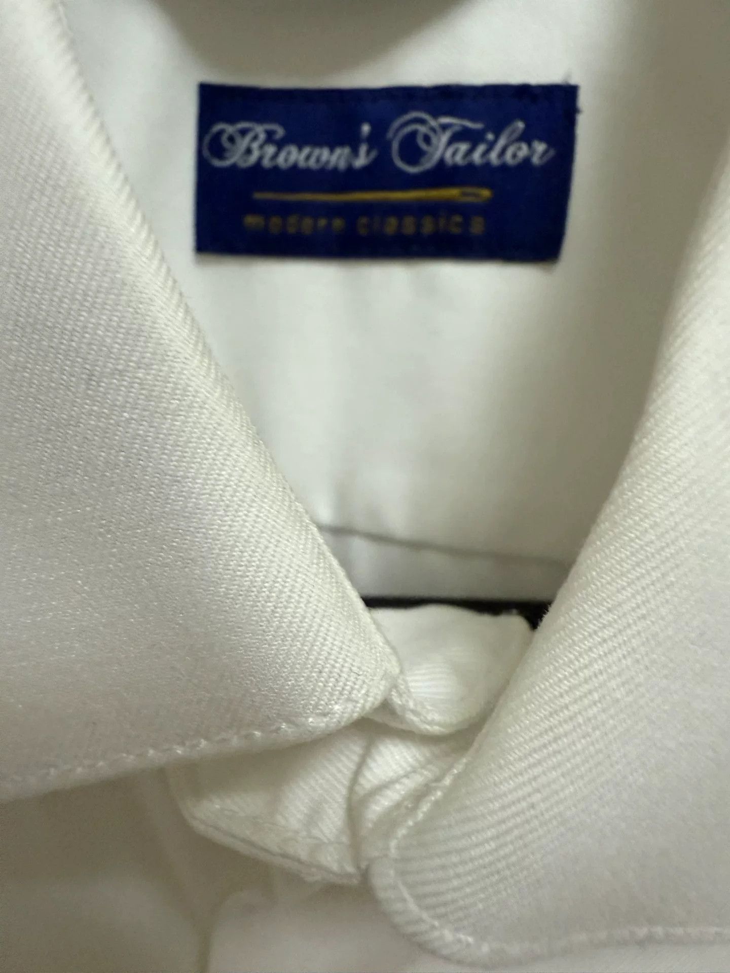 Other Brown's Tailor White Long-Sleeve Shirt Size US M / EU 48-50 / 2 - 4 Thumbnail