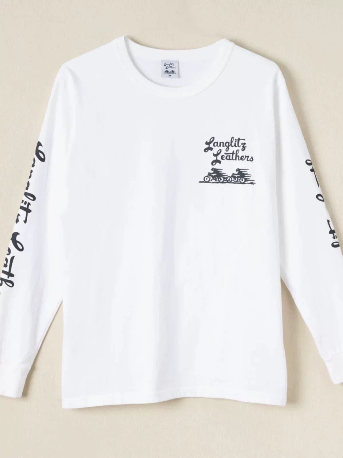 Other Langlitz Cotton Long-Sleeve Crewneck T-Shirt Size US M / EU 48-50 / 2 - 2 Thumbnail