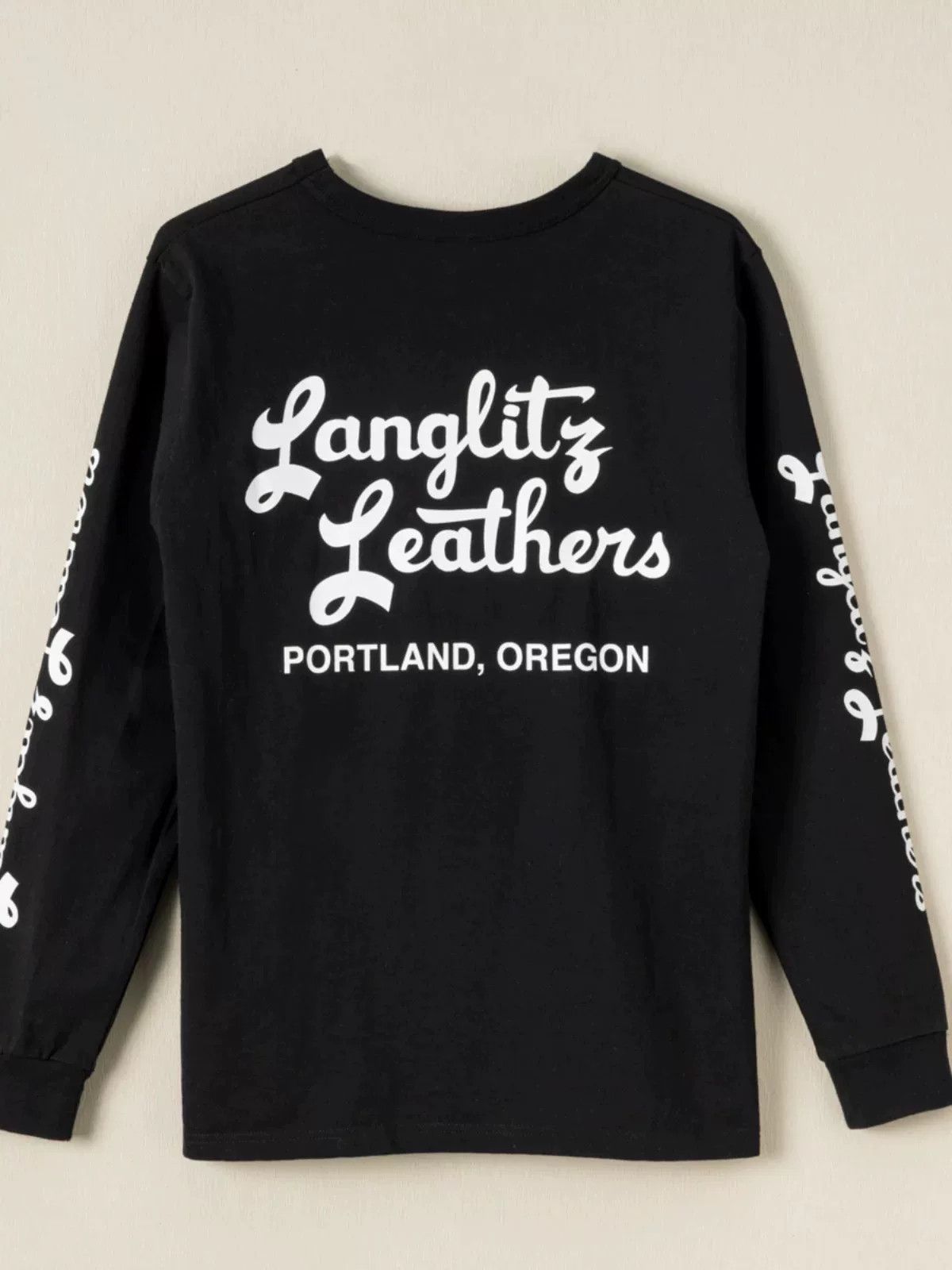 Other Langlitz Cotton Long-Sleeve Crewneck T-Shirt Size US M / EU 48-50 / 2 - 3 Thumbnail