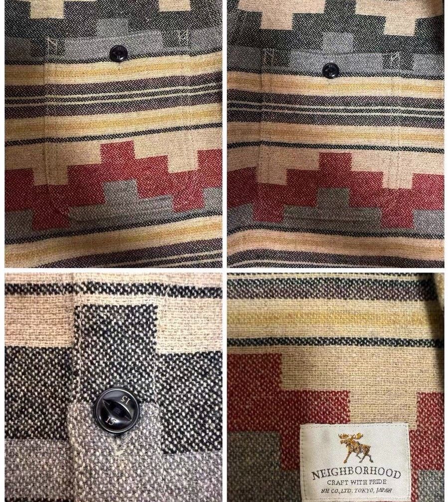 Neighborhood NEIGHBORHOOD Wool Rug Shirt Jacket Size US M / EU 48-50 / 2 - 6 Thumbnail