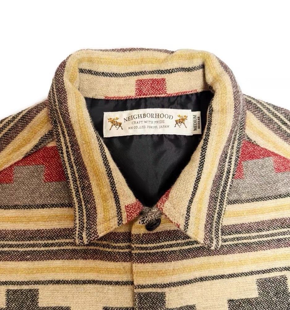 Neighborhood NEIGHBORHOOD Wool Rug Shirt Jacket Size US M / EU 48-50 / 2 - 3 Thumbnail