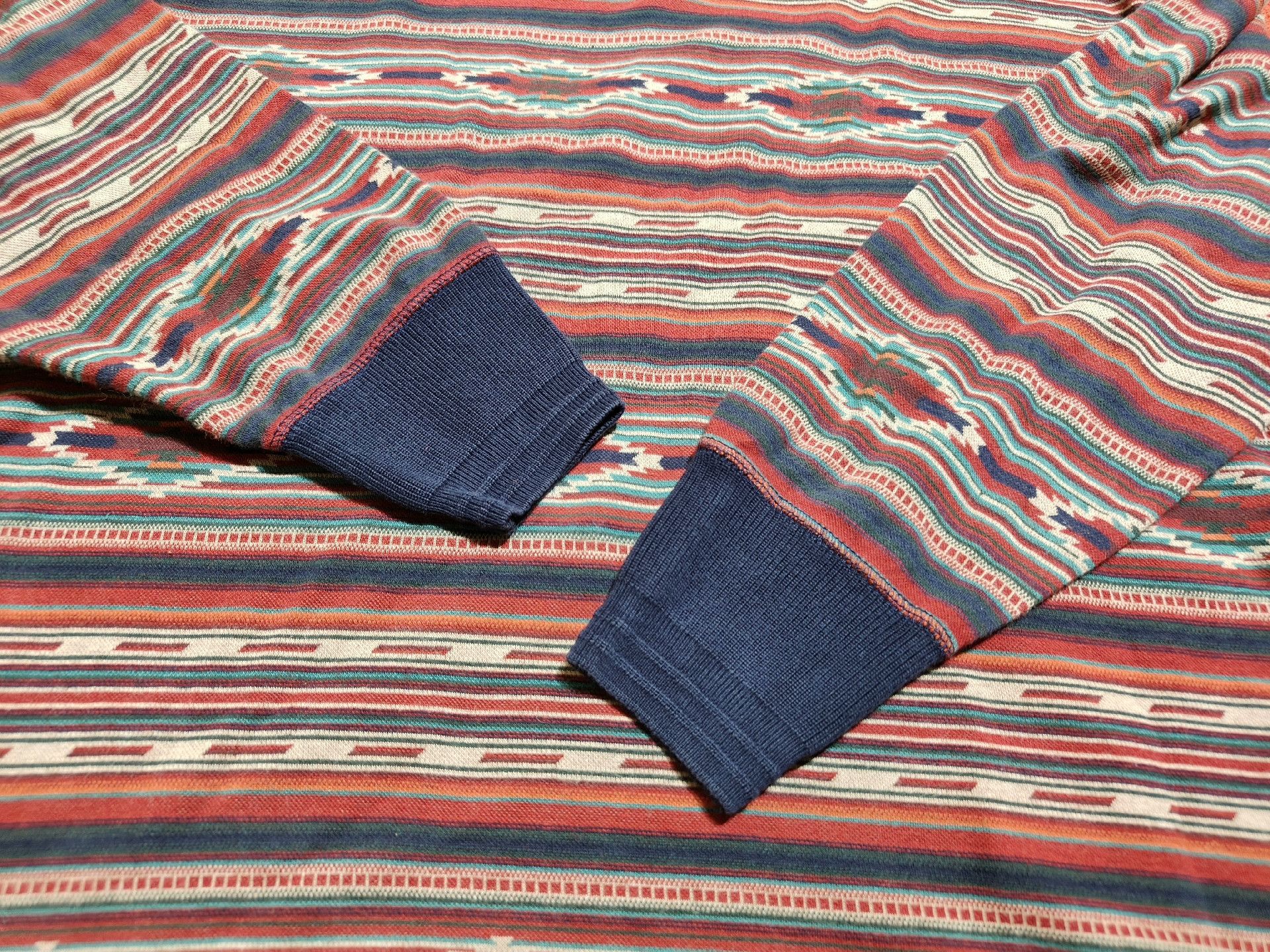 RRL Ralph Lauren Vintage RRL Southwestern Henley Sweater Size US M / EU 48-50 / 2 - 4 Thumbnail