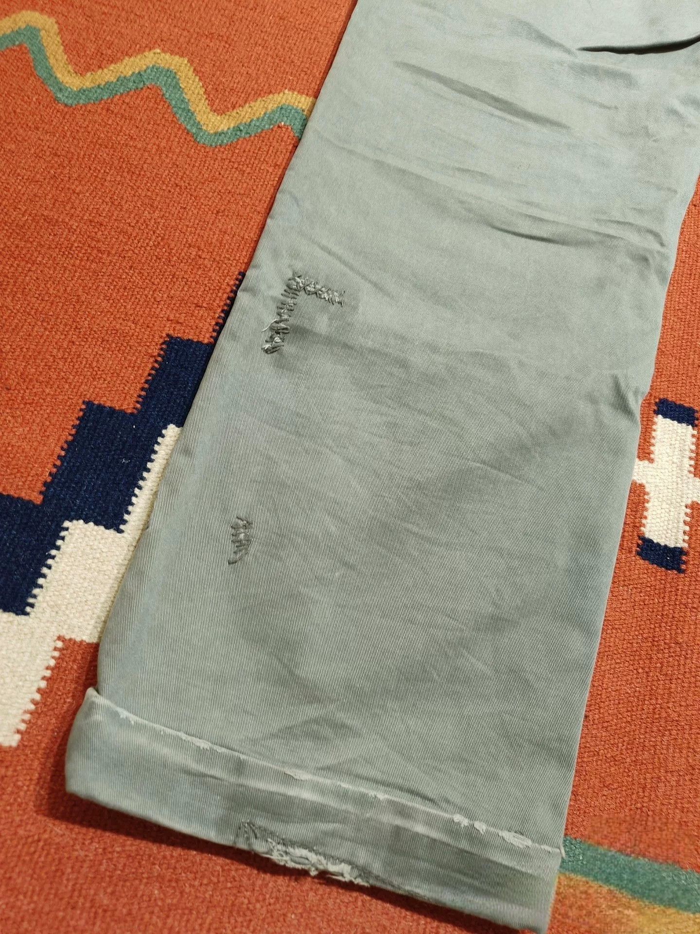 RRL Ralph Lauren Vintage RRL Distressed Patch Pants Size US 32 / EU 48 - 9 Thumbnail