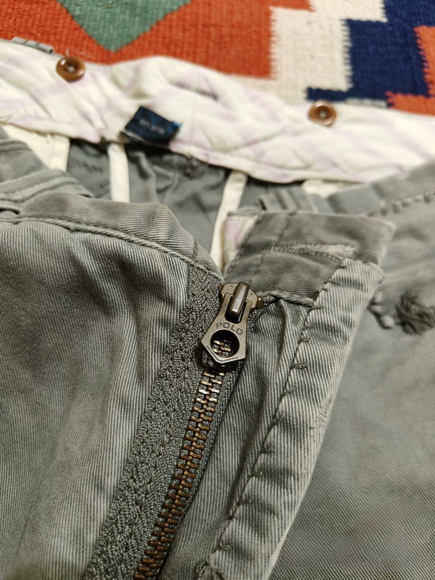 RRL Ralph Lauren Vintage RRL Distressed Patch Pants Size US 32 / EU 48 - 5 Thumbnail