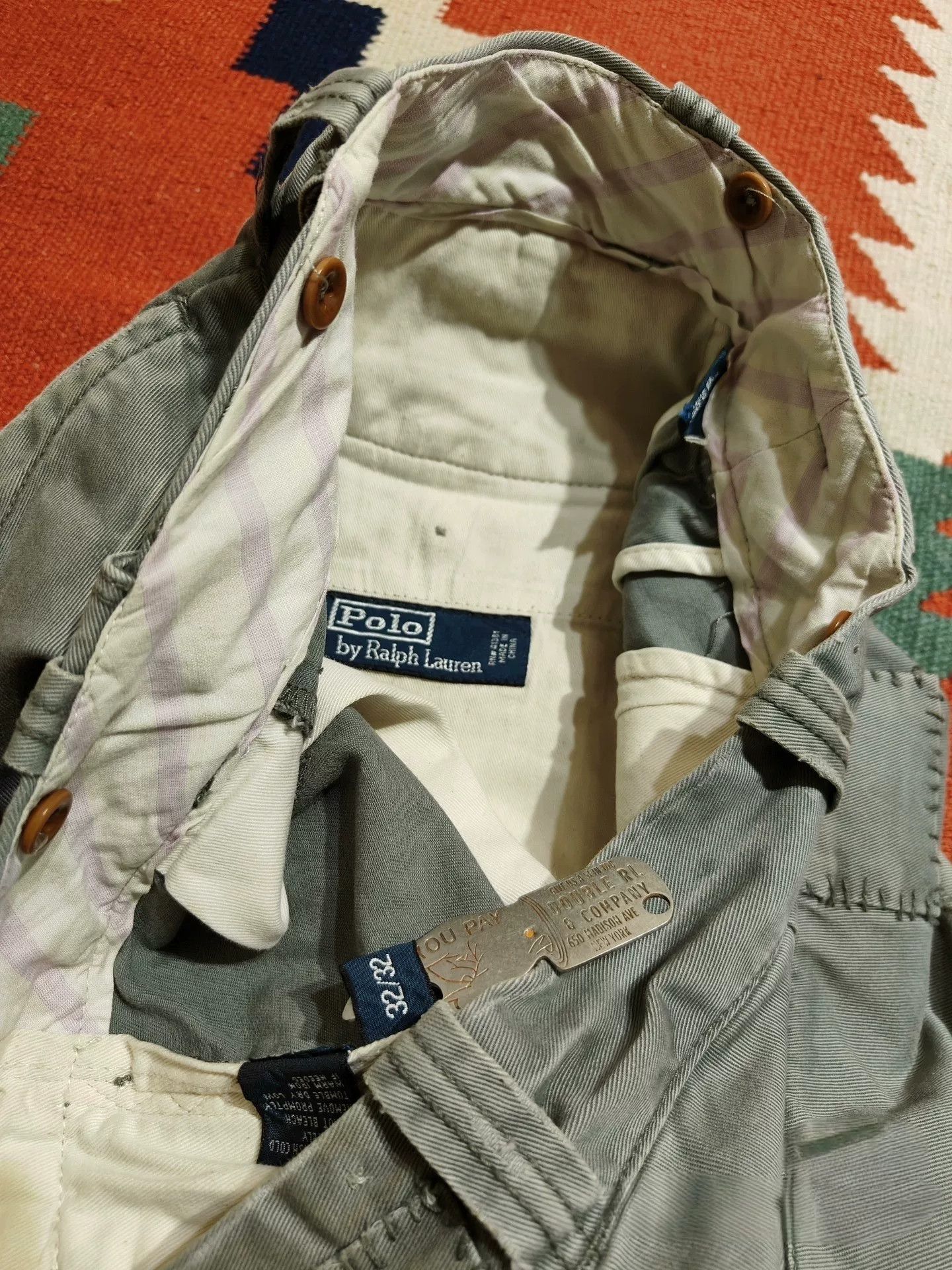 RRL Ralph Lauren Vintage RRL Distressed Patch Pants Size US 32 / EU 48 - 6 Thumbnail