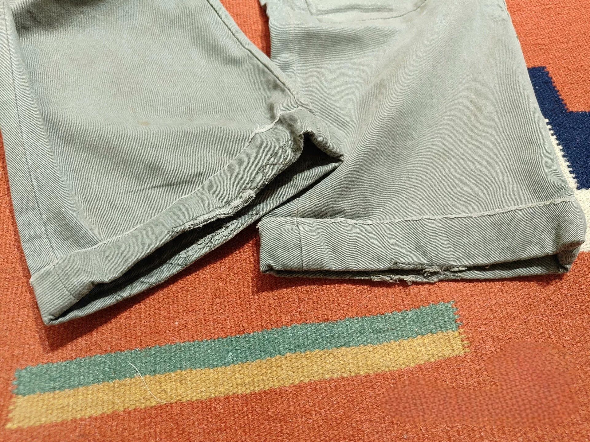 RRL Ralph Lauren Vintage RRL Distressed Patch Pants Size US 32 / EU 48 - 8 Thumbnail