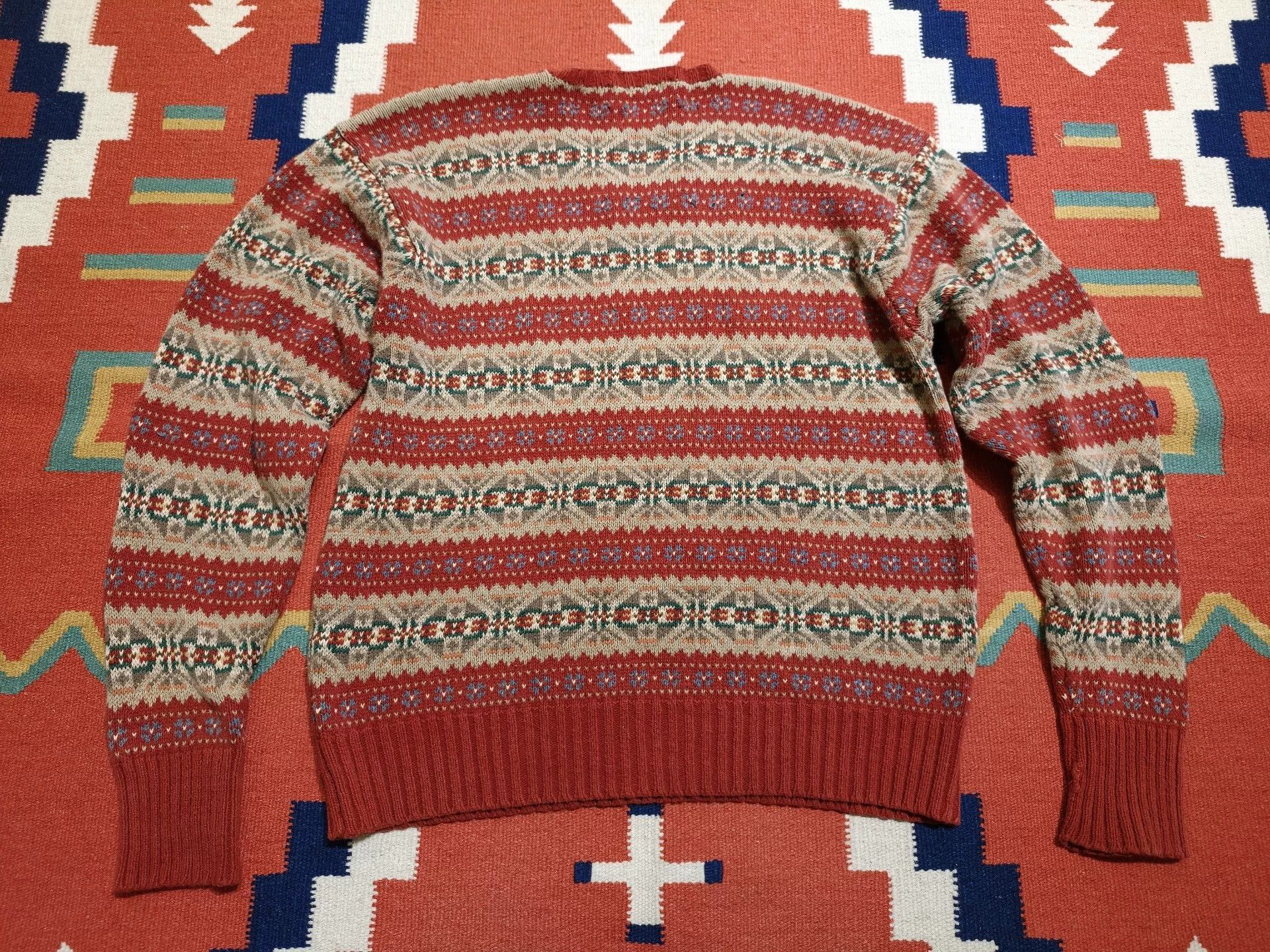 RRL Ralph Lauren Vintage Ralph Lauren Fair Isle Sweater Size US M / EU 48-50 / 2 - 4 Thumbnail