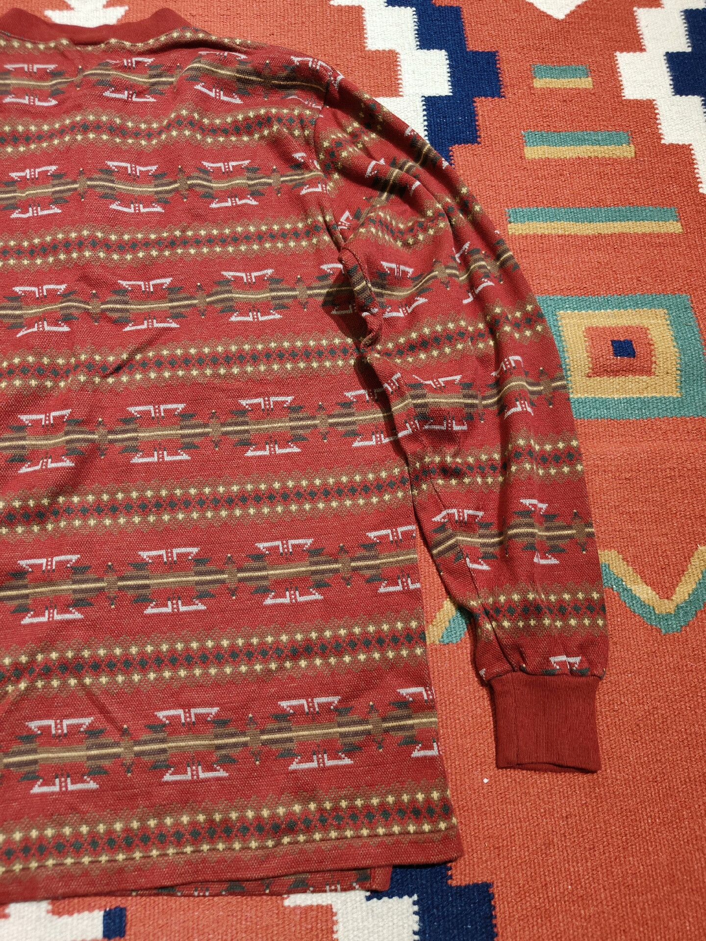 RRL Ralph Lauren Vintage Ralph Lauren RRL Henley Sweater Size US L / EU 52-54 / 3 - 7 Thumbnail
