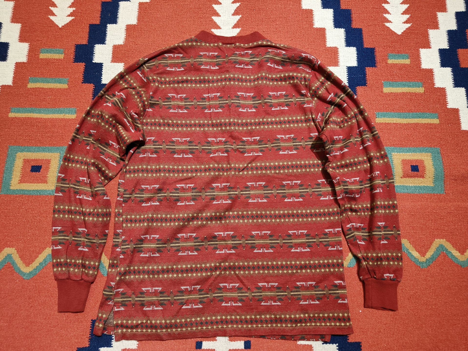 RRL Ralph Lauren Vintage Ralph Lauren RRL Henley Sweater Size US L / EU 52-54 / 3 - 6 Thumbnail
