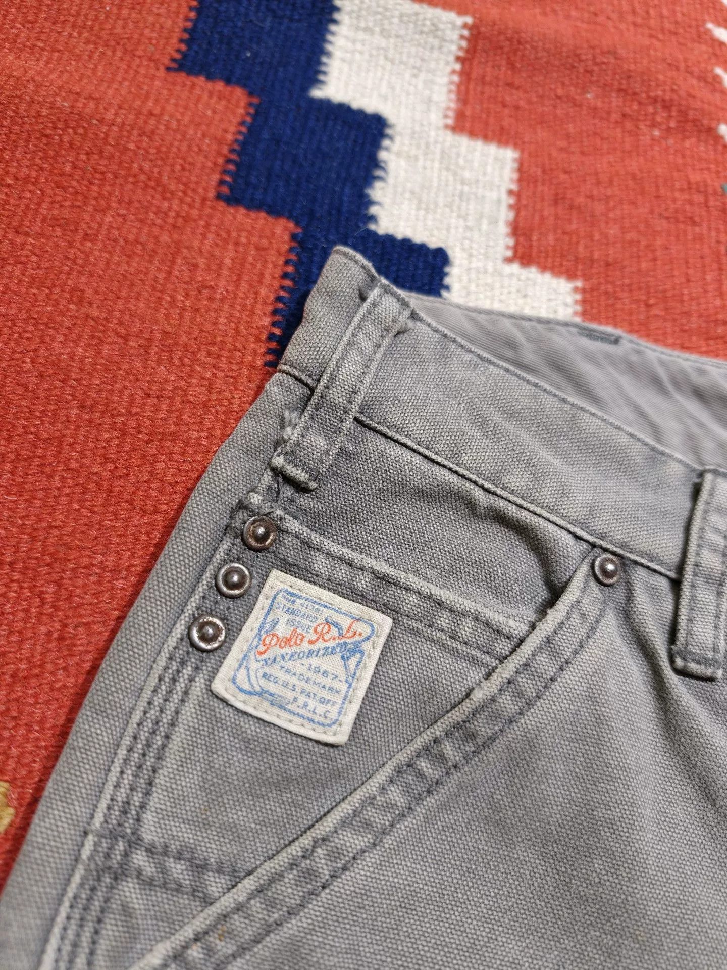 RRL Ralph Lauren Ralph Lauren Distressed Logger Pants Size US 31 - 3 Thumbnail