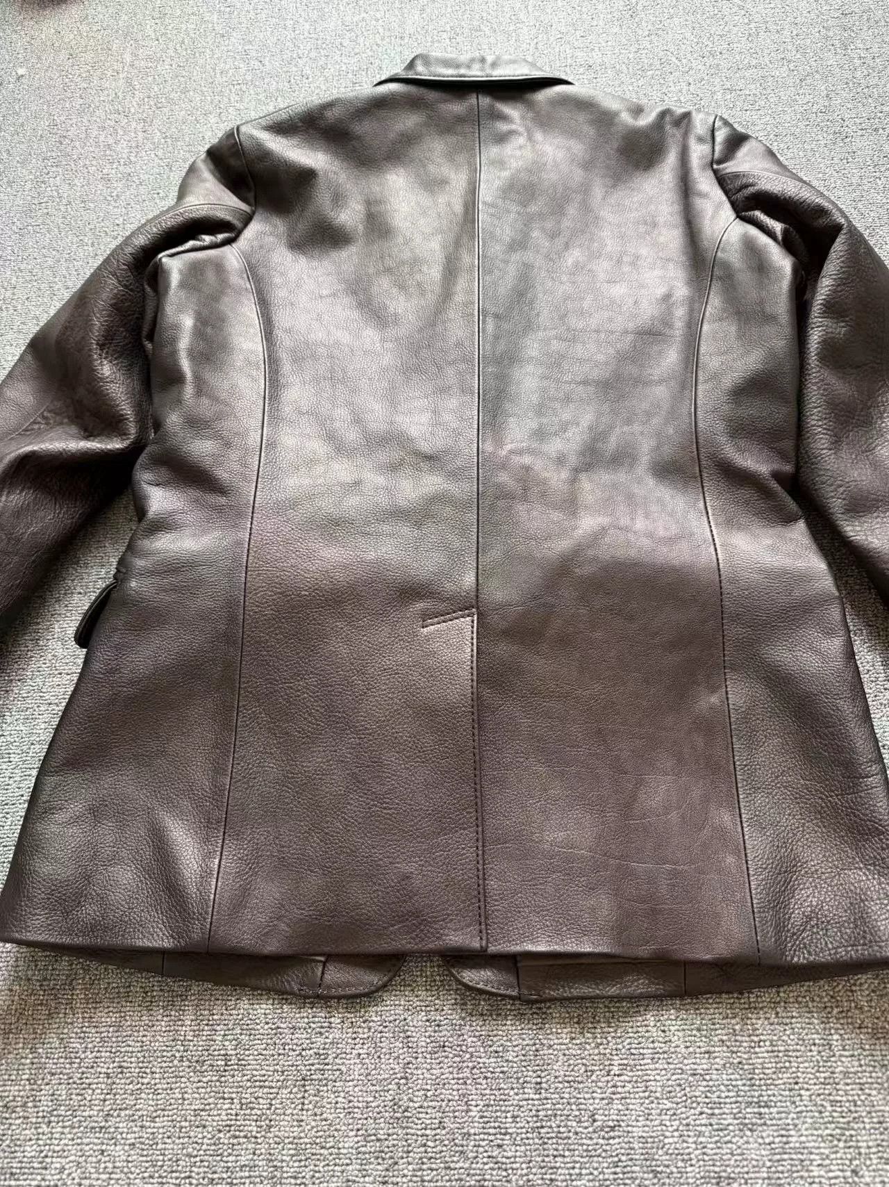 Other Tenjin Works CJ02 Leather Blazer Size US S / EU 44-46 / 1 - 5 Thumbnail
