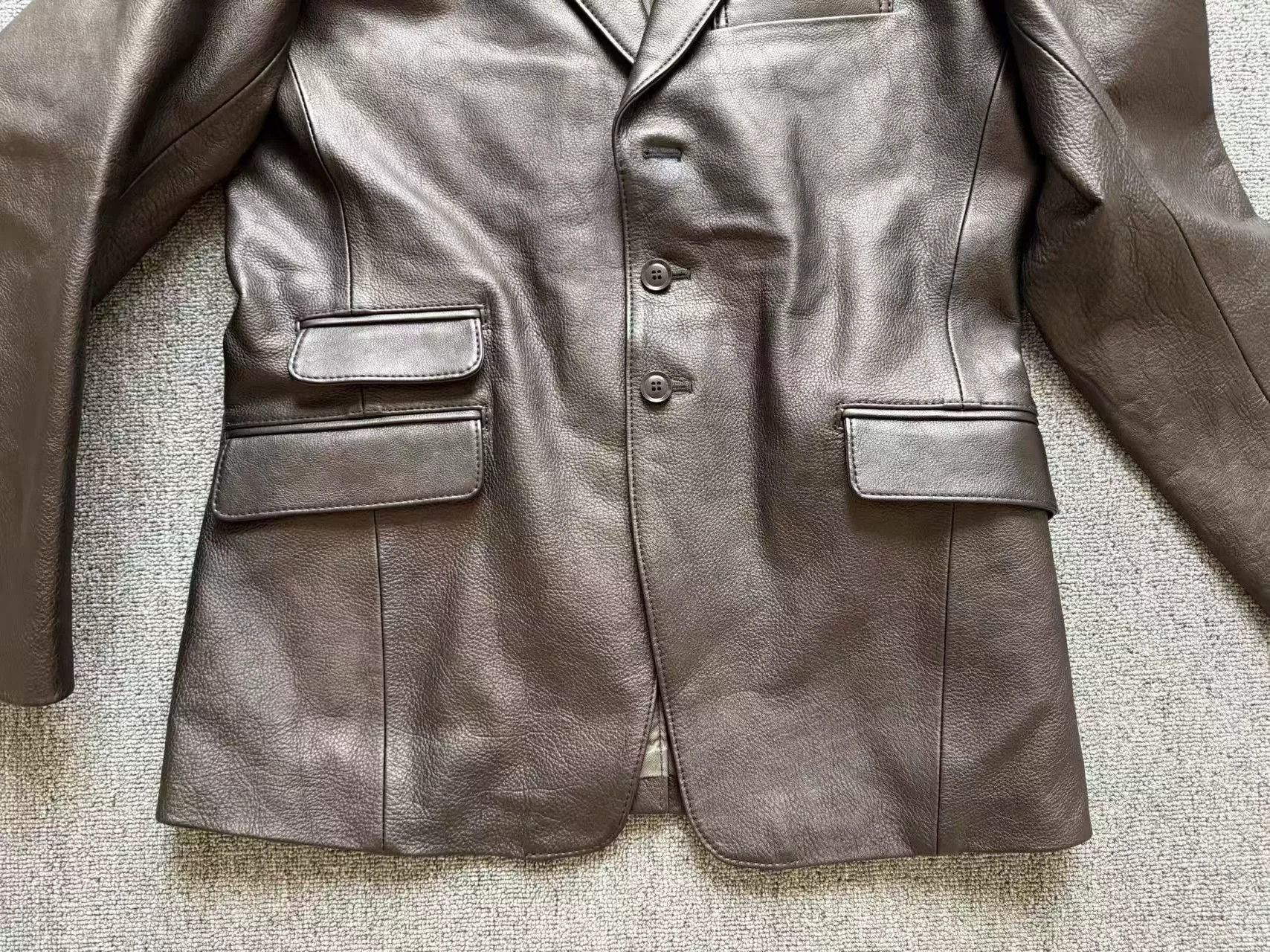 Other Tenjin Works CJ02 Leather Blazer Size US S / EU 44-46 / 1 - 3 Thumbnail