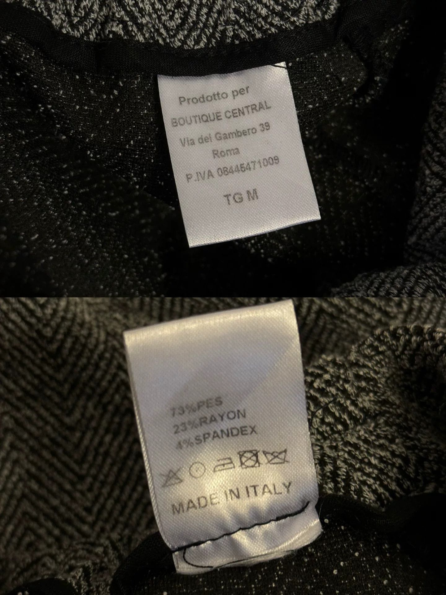 Other Boutique Central ROMA Herringbone Drop-Crotch Pants Size US 31 - 9 Thumbnail