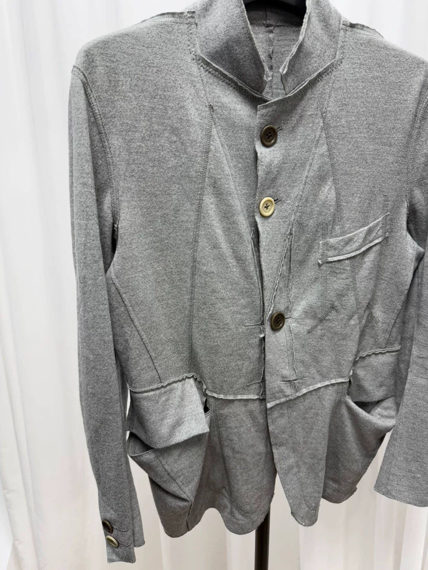 Takahiromiyashita The Soloist. The Soloist Deconstructed Wool Blazer Size US M / EU 48-50 / 2 - 2 Thumbnail