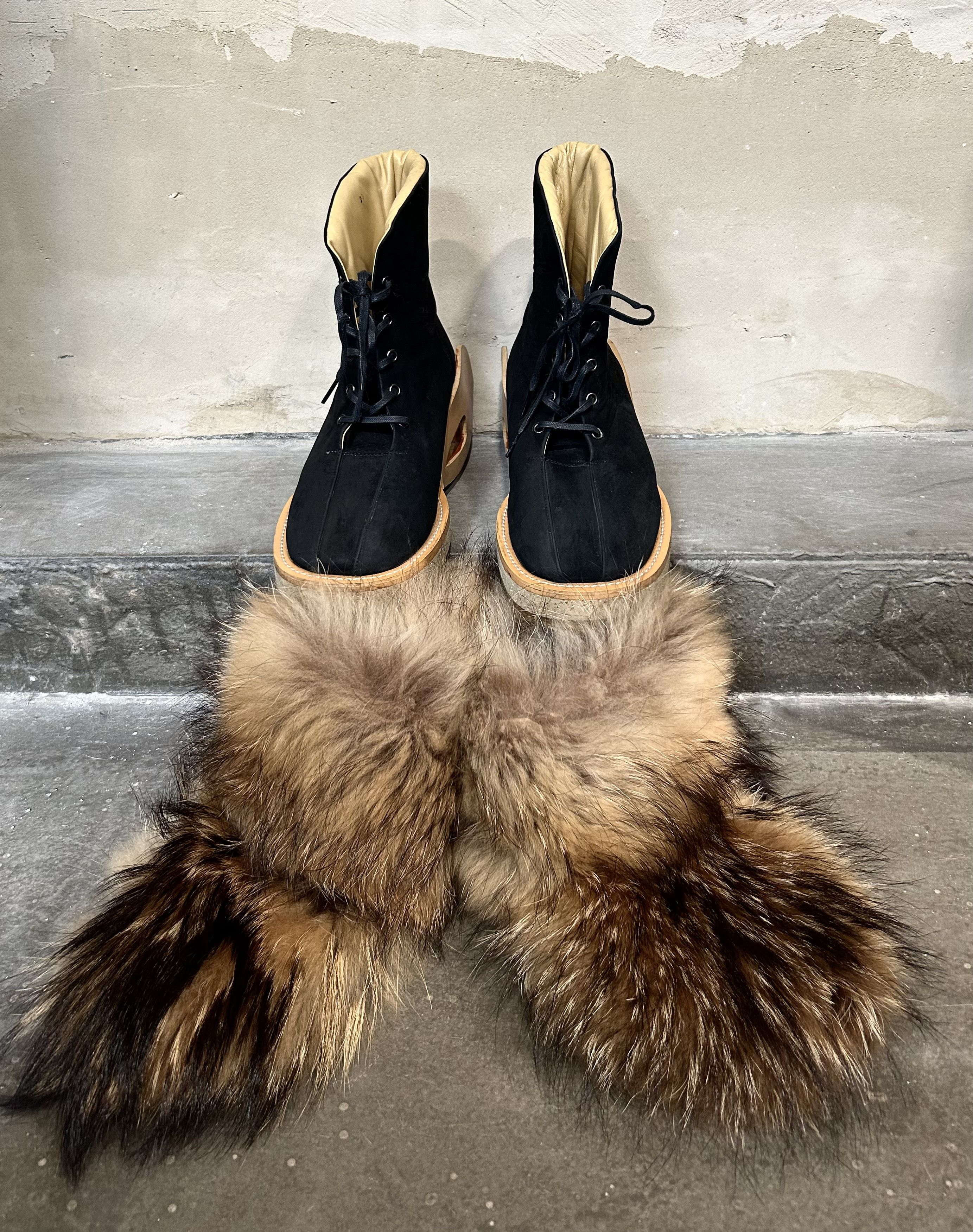Other 90s Detachable Pile Fur Boots Size US 9 / EU 42 - 8 Thumbnail