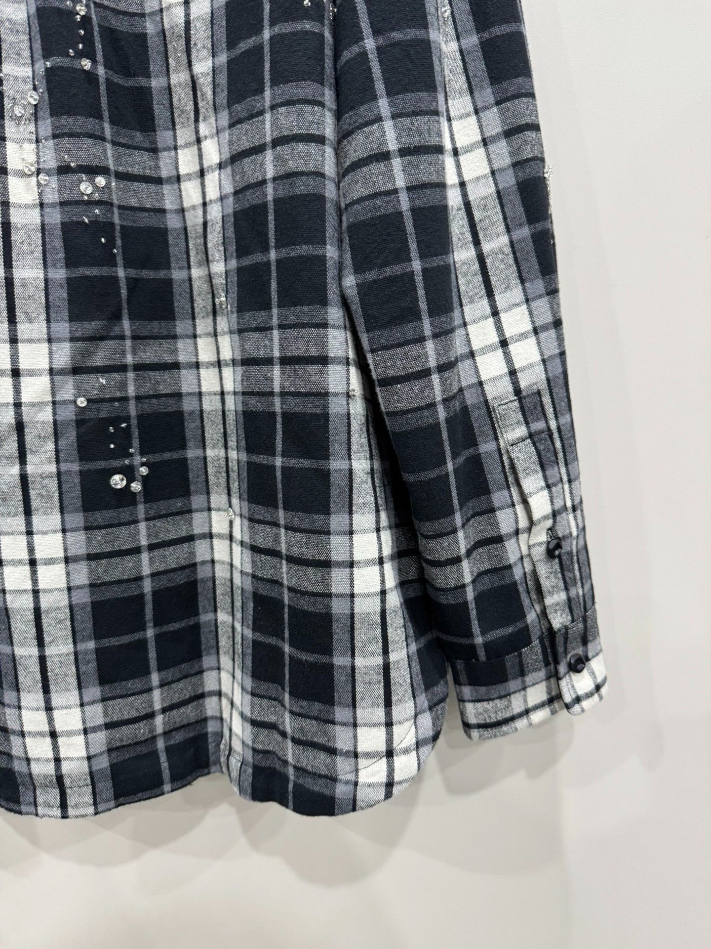 Other Creator Spiritus Plaid Rhinestone Shirt Size S / US 4 / IT 40 - 6 Thumbnail